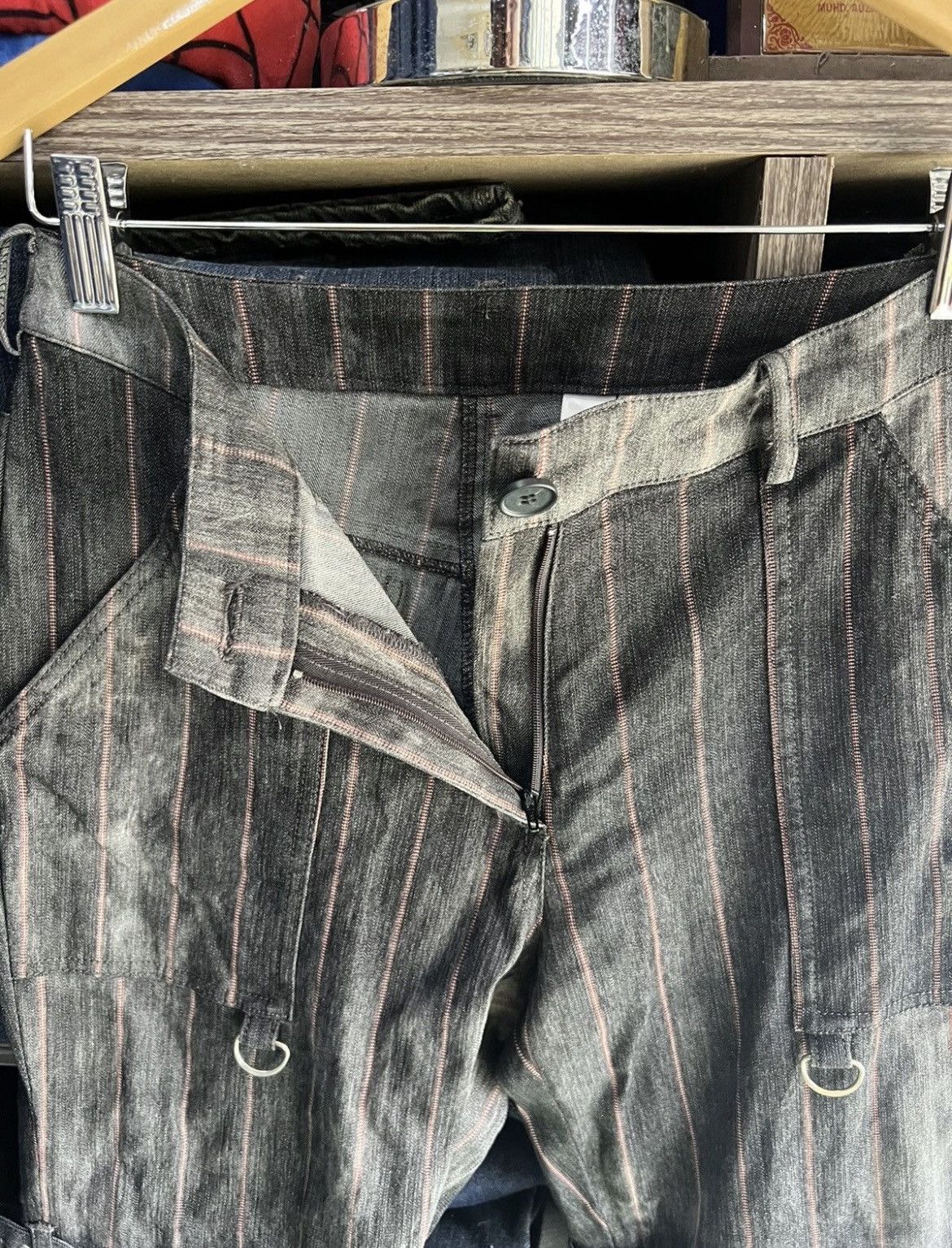 If Six Was Nine 🔥Sun Faded Caravan Punk Seditionaries Bondage Pant Size US 28 / EU 44 - 10 Thumbnail