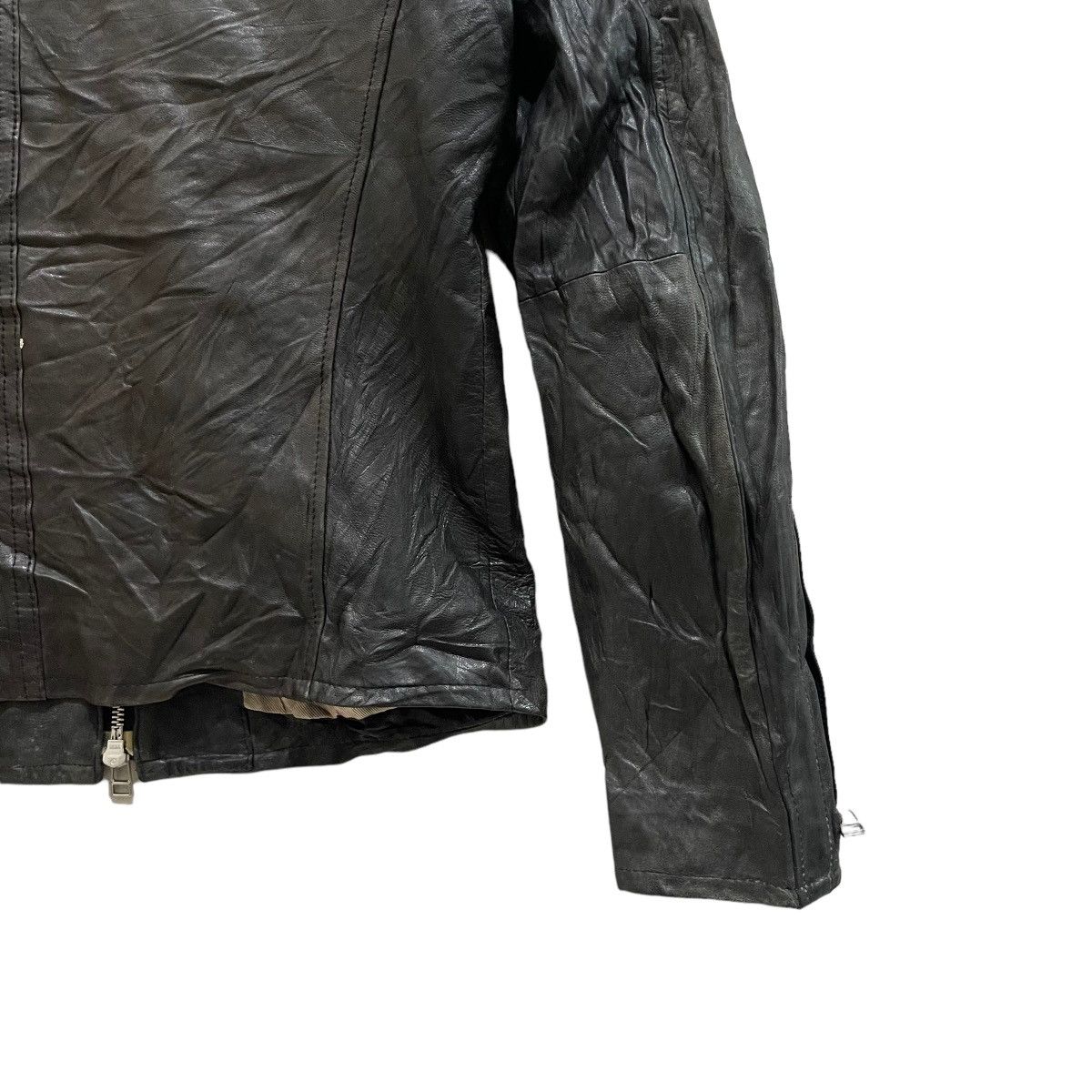 Vanquish × Vintage Vintage VANQUISH Leather Motorcycle Rider Zipper Jacket Size US M / EU 48-50 / 2 - 9 Thumbnail