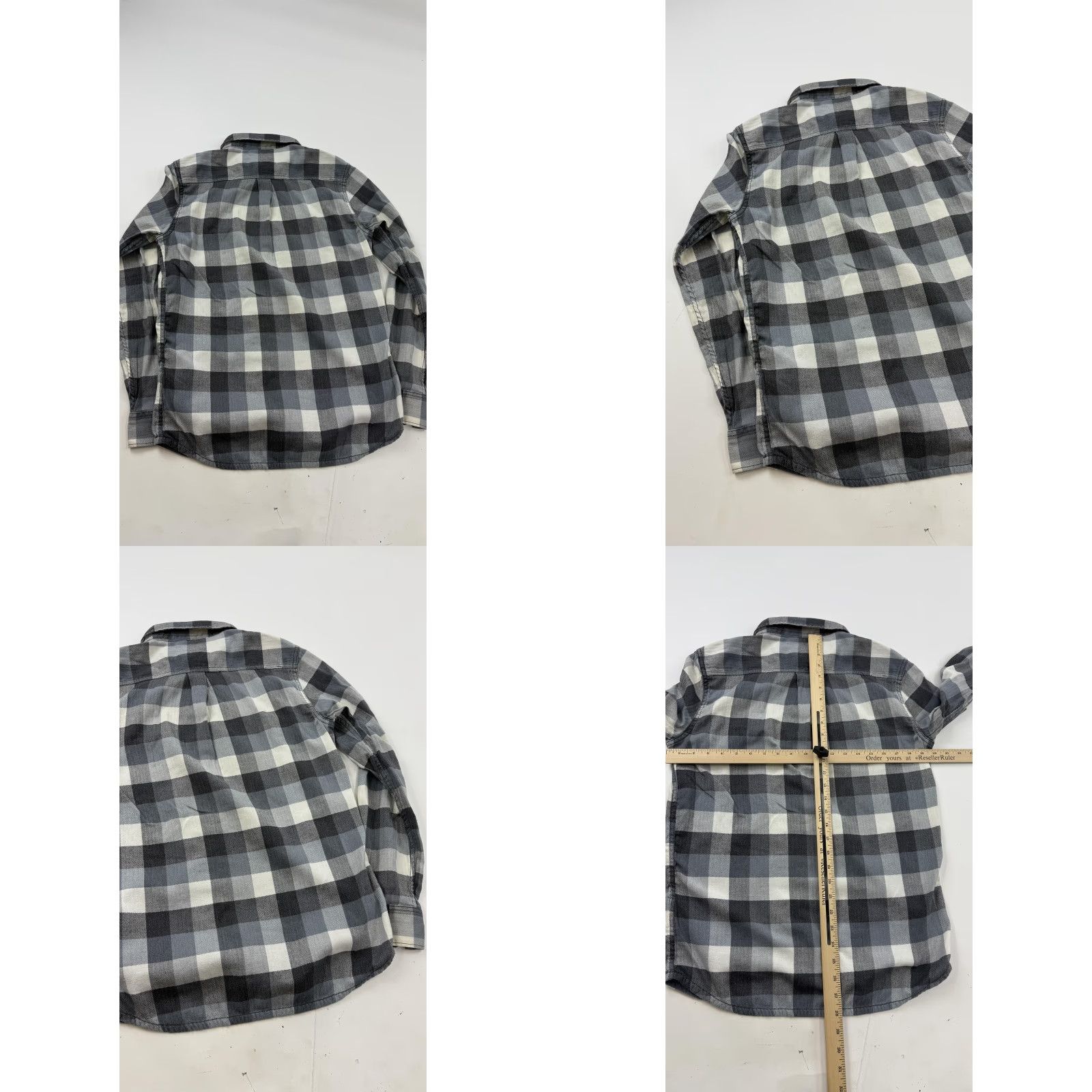 Vans Vans Shirt Mens Medium Gray Plaid Flannel Long Sleeve Button Front Casual Size US M / EU 48-50 / 2 - 8 Thumbnail