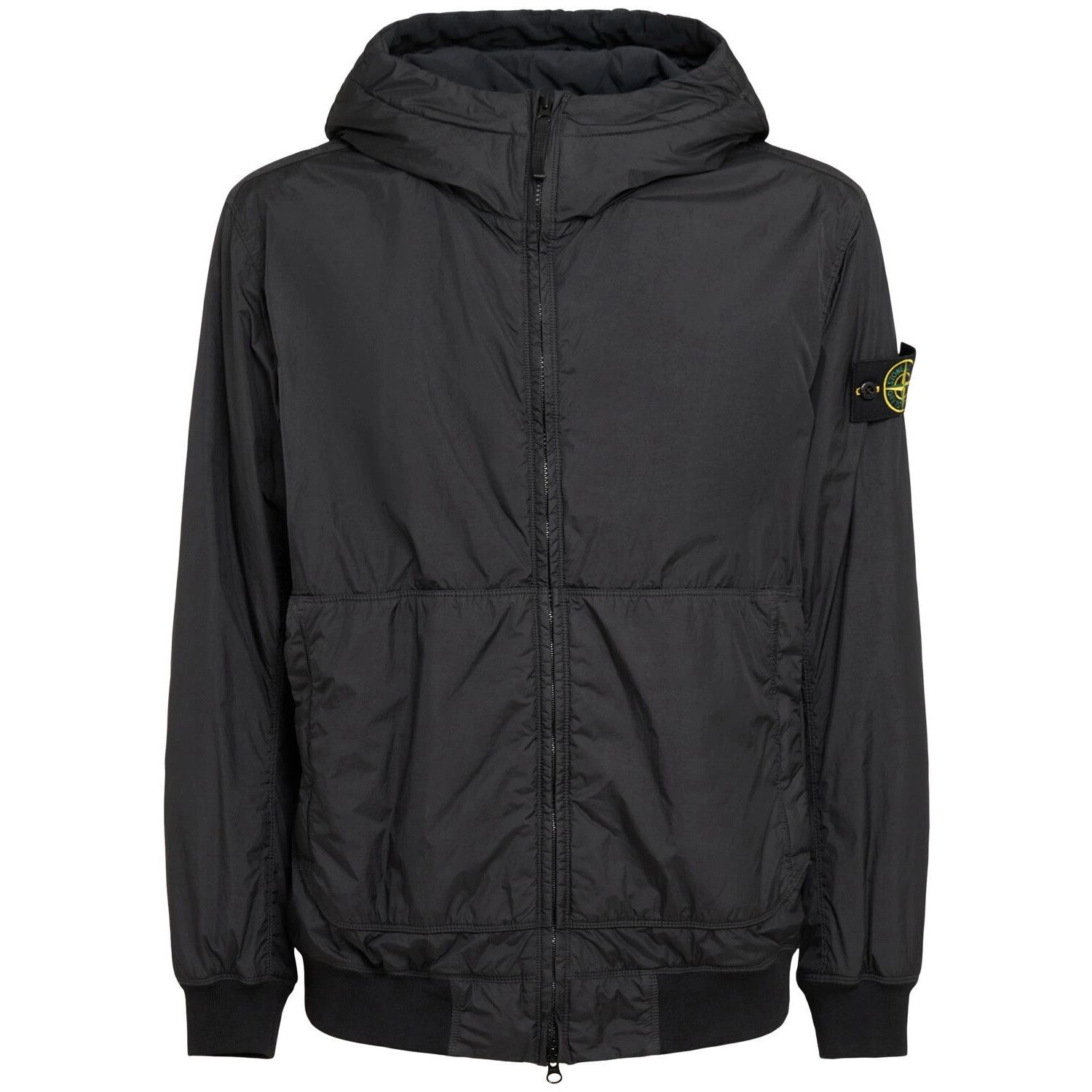 STONE ISLAND $1070 Black Bomber Jacket New & Authentic (Men'