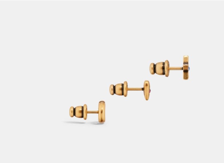 Dior o1w1db10325 Size: OS / E3294 Stud Earrings Set in Gold Size ONE SIZE - 2 Thumbnail