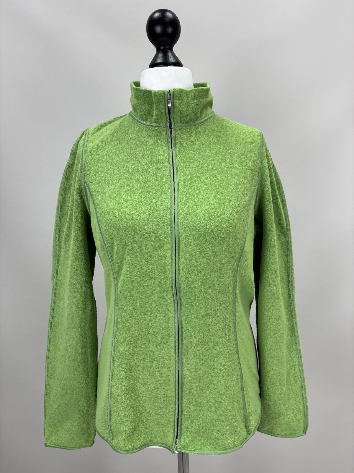 Frauenschuh Womens fleece jacket Frauenschuh Size L/XL Color Green Size XL / US 12-14 / IT 48-50 - 2 Thumbnail