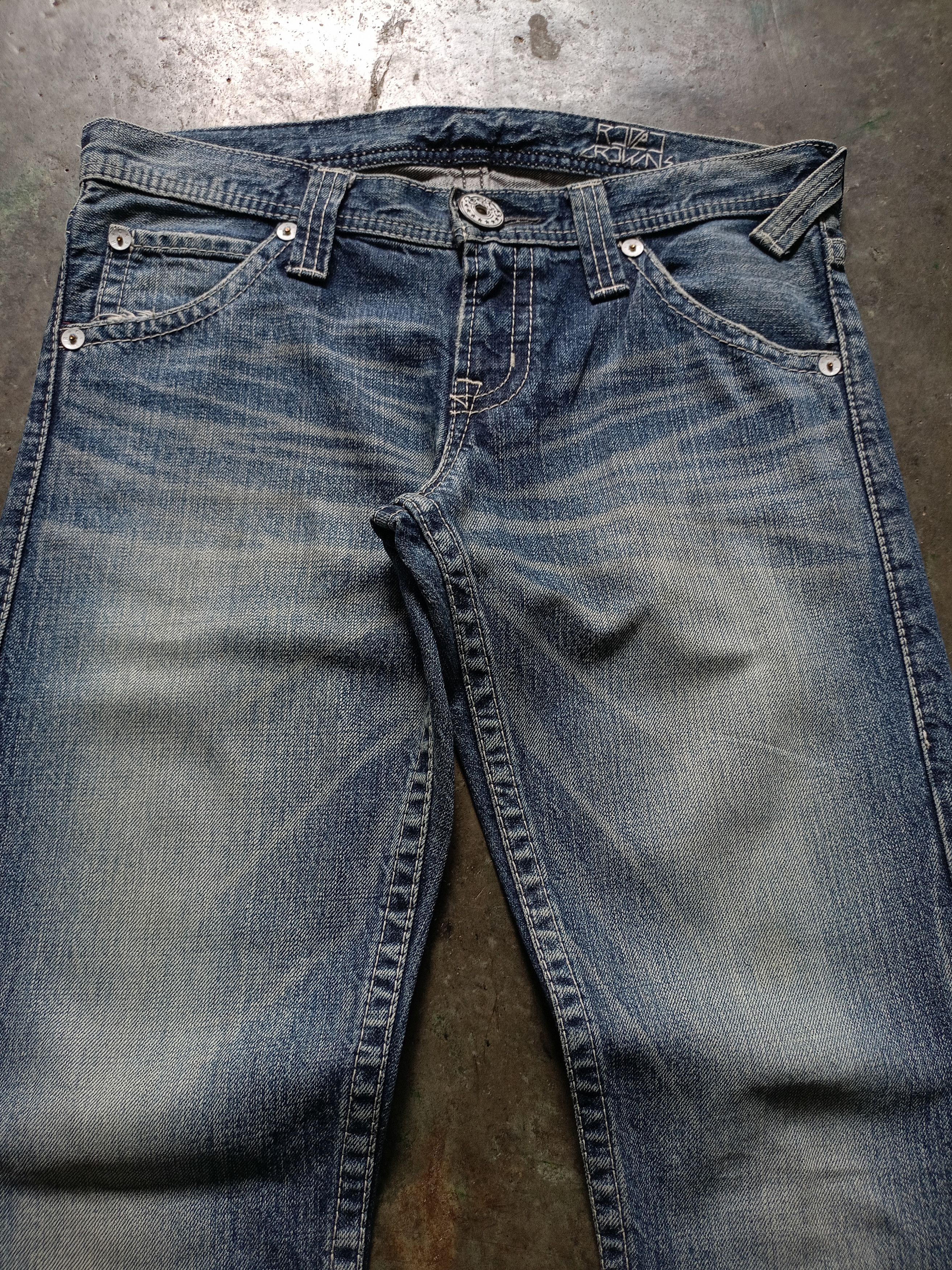 If Six Was Nine × Japanese Brand × Tornado Mart Rodeo Crown Flared Denim pants Size US 32 / EU 48 - 2 Thumbnail