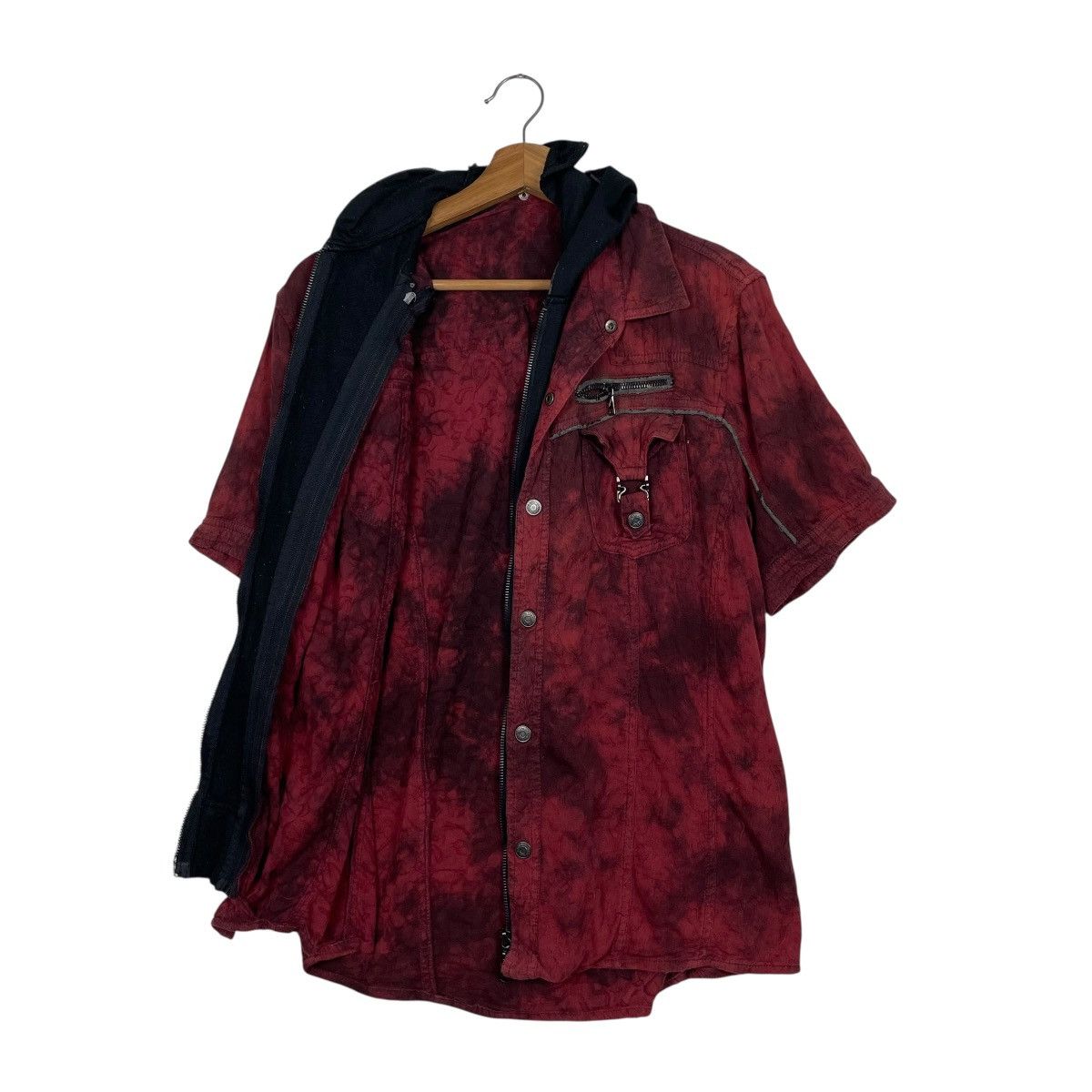 In The Attic In The Attic Short Sleeve Hooded Zipper Shirt Size US M / EU 48-50 / 2 - 10 Thumbnail