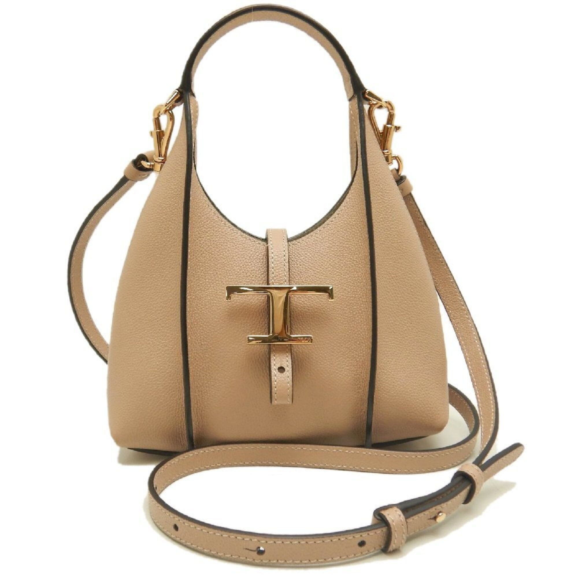 Tod's Tod's TOD’S T-Timeless Shopping Bag Handbag, Calfskin, Natural, Women's, 253827 Size ONE SIZE - 1 Thumbnail