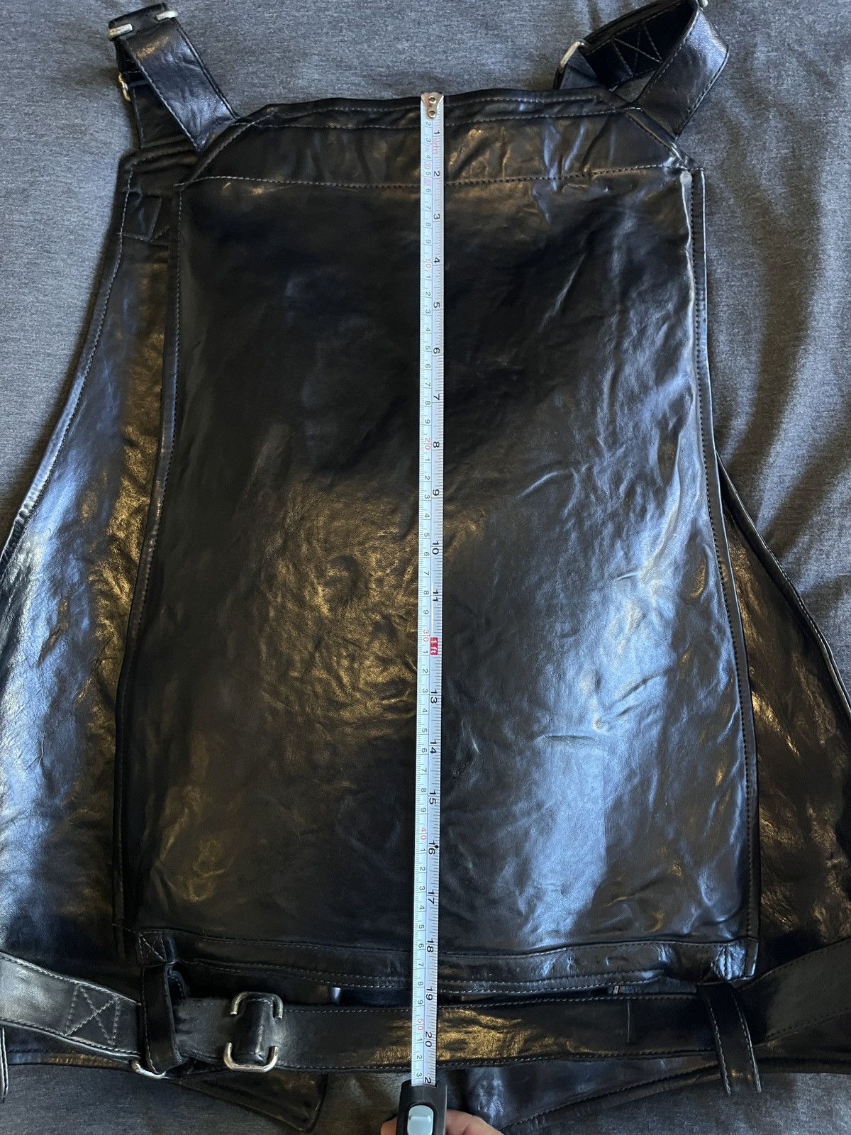 Carol Christian Poell Carol Christian Poell Black Horse Leather Vest Bag Size US L / EU 52-54 / 3 - 7 Thumbnail