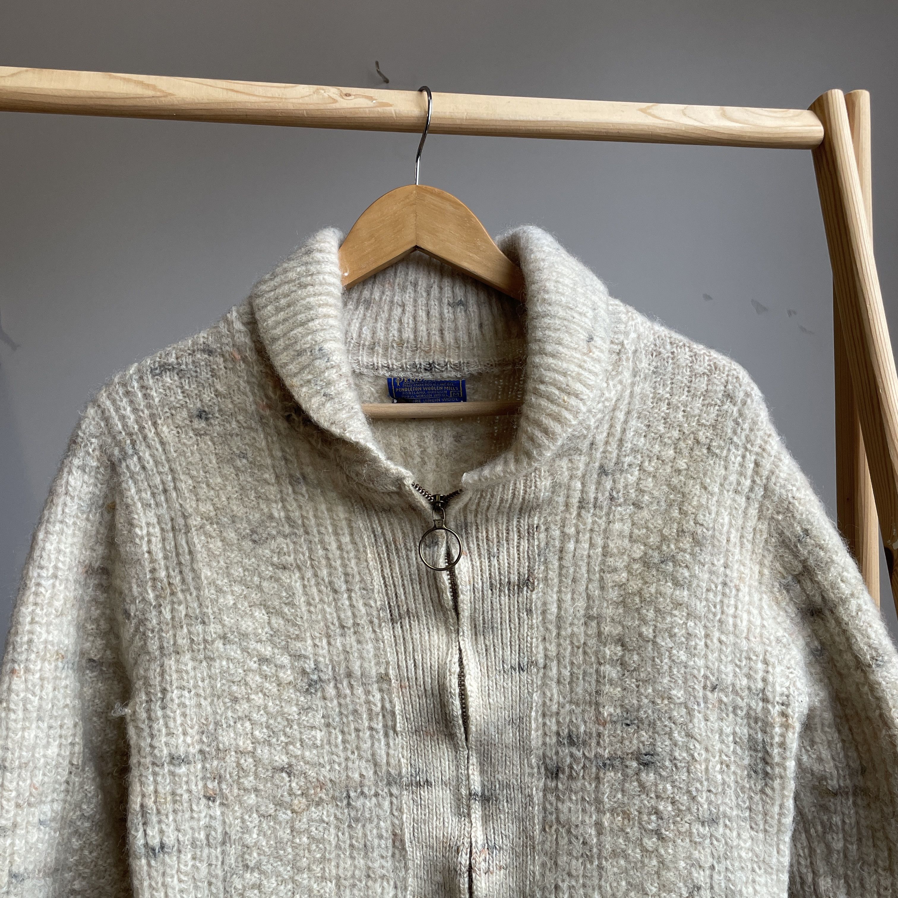 Pendleton Pendleton Vintage 70's Made in USA Wool Cowichan Sweater Size US XS / EU 42 / 0 - 3 Thumbnail
