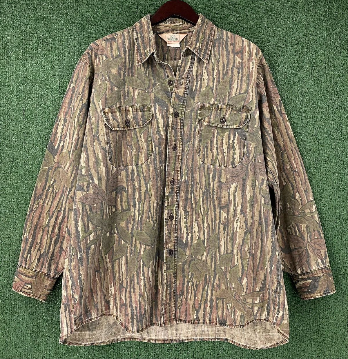 Redhead 80’s RedHead Realtree Bark Camo Button Up Shirt XL Size US XL / EU 56 / 4 - 1 Thumbnail