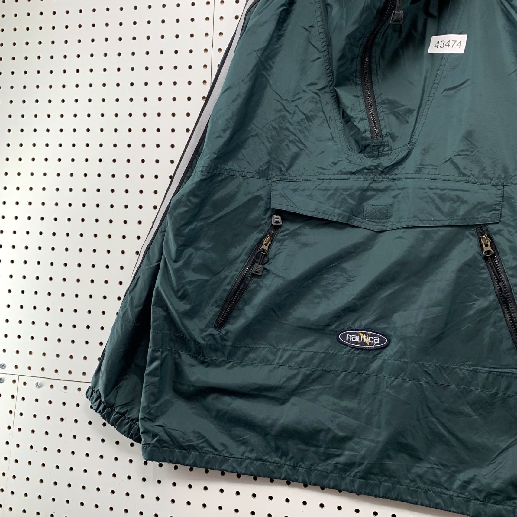 Nautica VINTAGE Nautica Hooded Pullover Anorak Jacket Mens Large Green Nylon Size US L / EU 52-54 / 3 - 3 Thumbnail