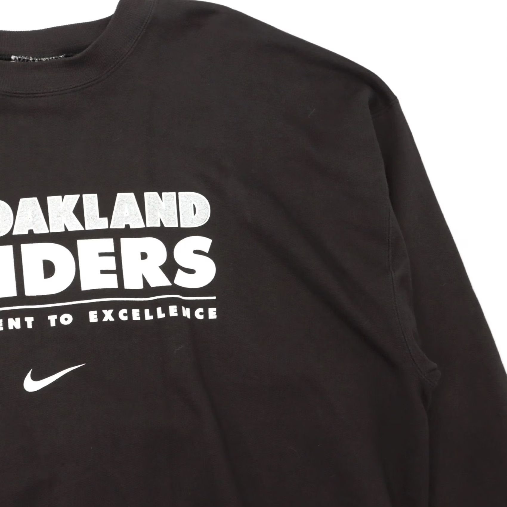 Vintage VINTAGE Oakland Raiders Crewneck Sweatshirt XL Black NOS Shirt Men's Size US XL / EU 56 / 4 - 3 Thumbnail