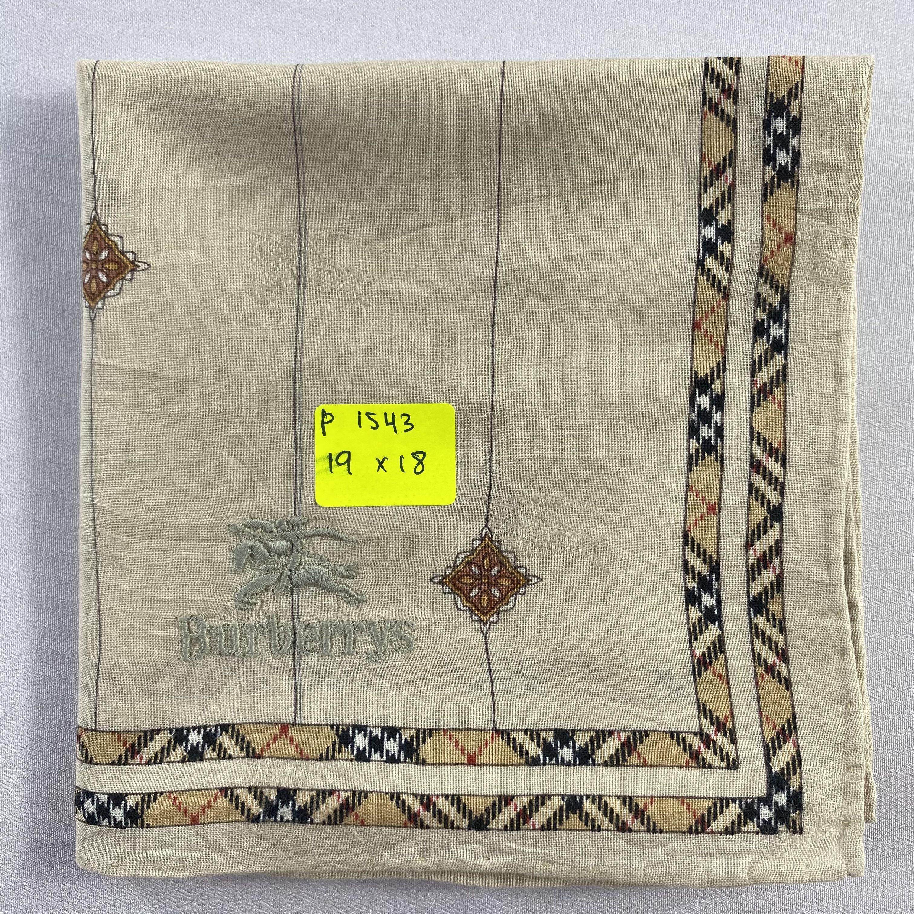 Burberry × Vintage Burberry Handkerchief / Neckerchief / Bandana-P1543 Size ONE SIZE - 5 Thumbnail