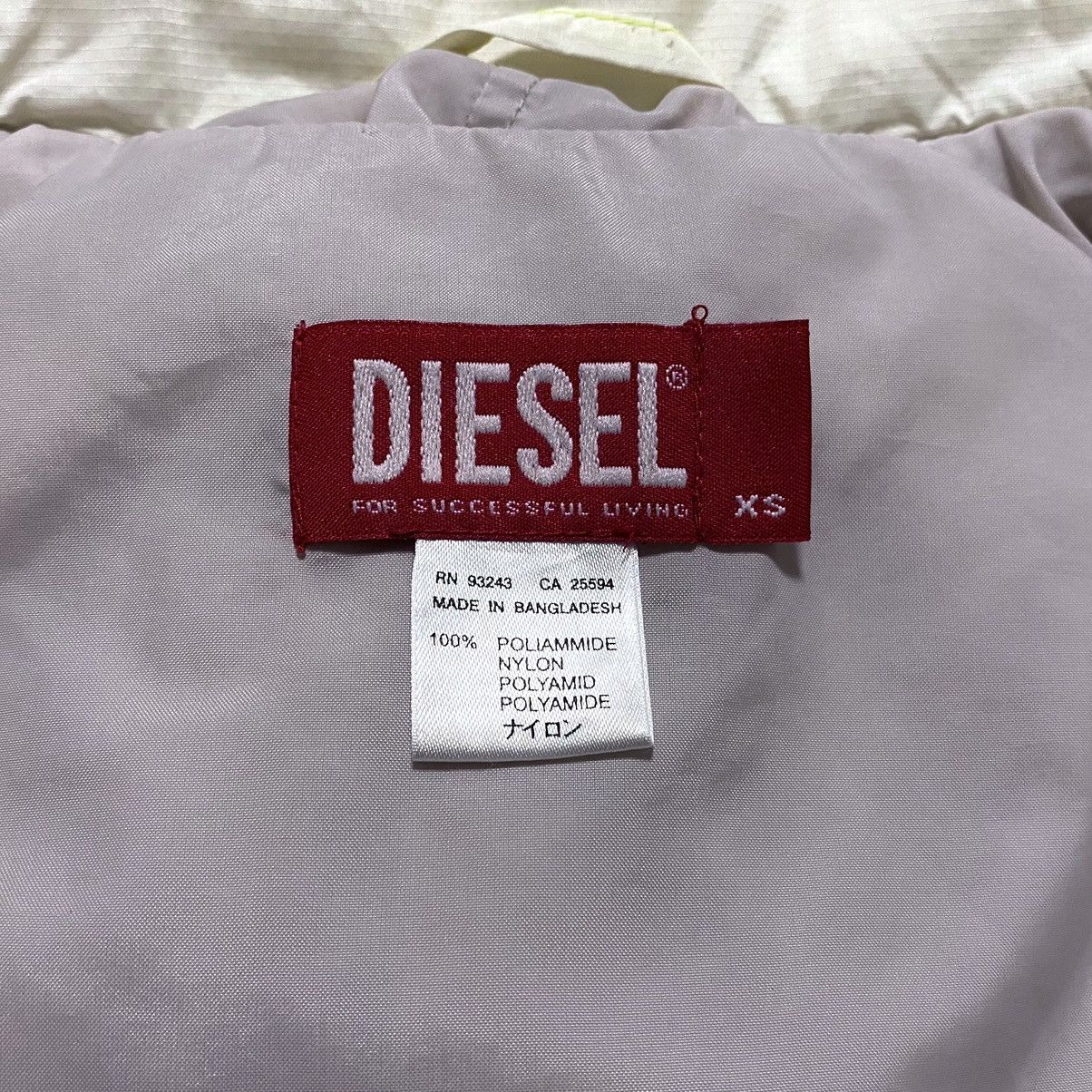 Diesel Women’s Diesel Gorpcore Techwear Vintage White Nylon Vest Size XS / US 0-2 / IT 36-38 - 15 Thumbnail