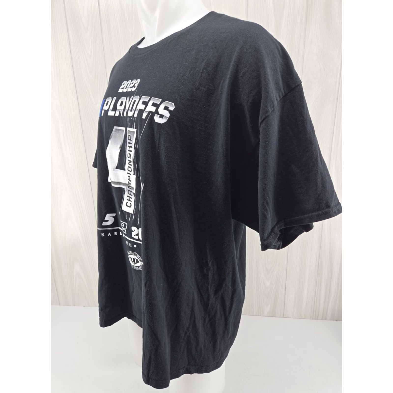 NASCAR NASCAR Playoffs Graphic Tee Shirt Black 2XL Mens T-Shirt Short Sleeve Adult 2023 Graphic NASCAR Shirts Mens 2XL Black Size US XXL / EU 58 / 5 - 4 Thumbnail