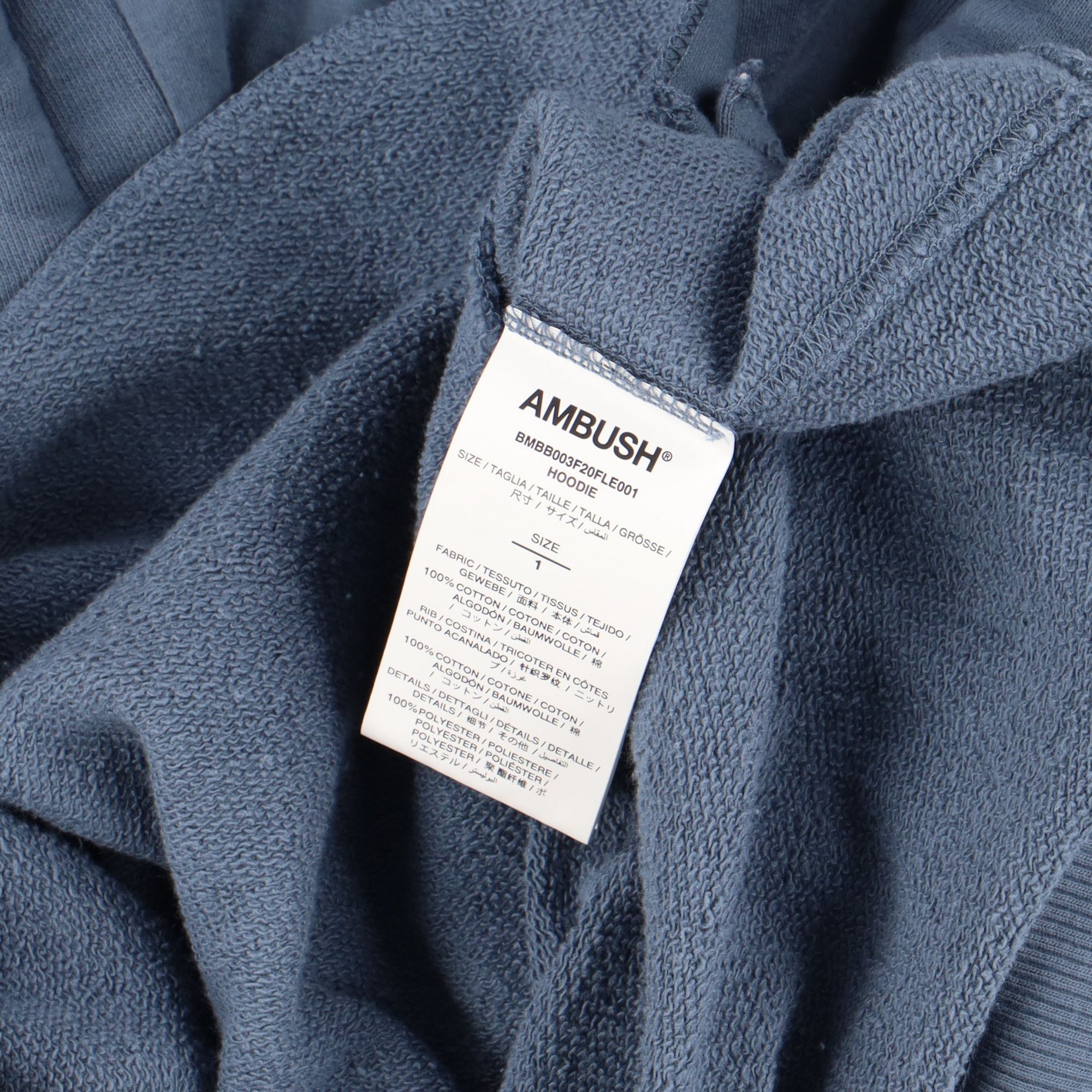 Ambush Design Blue Multi Drawstring Logo Hoodie Size US XS / EU 42 / 0 - 8 Thumbnail