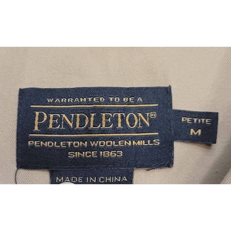 Pendleton RARE Pendleton Silk Safari Blouse MP Cottagecore Elevated Size M / US 6-8 / IT 42-44 - 4 Thumbnail