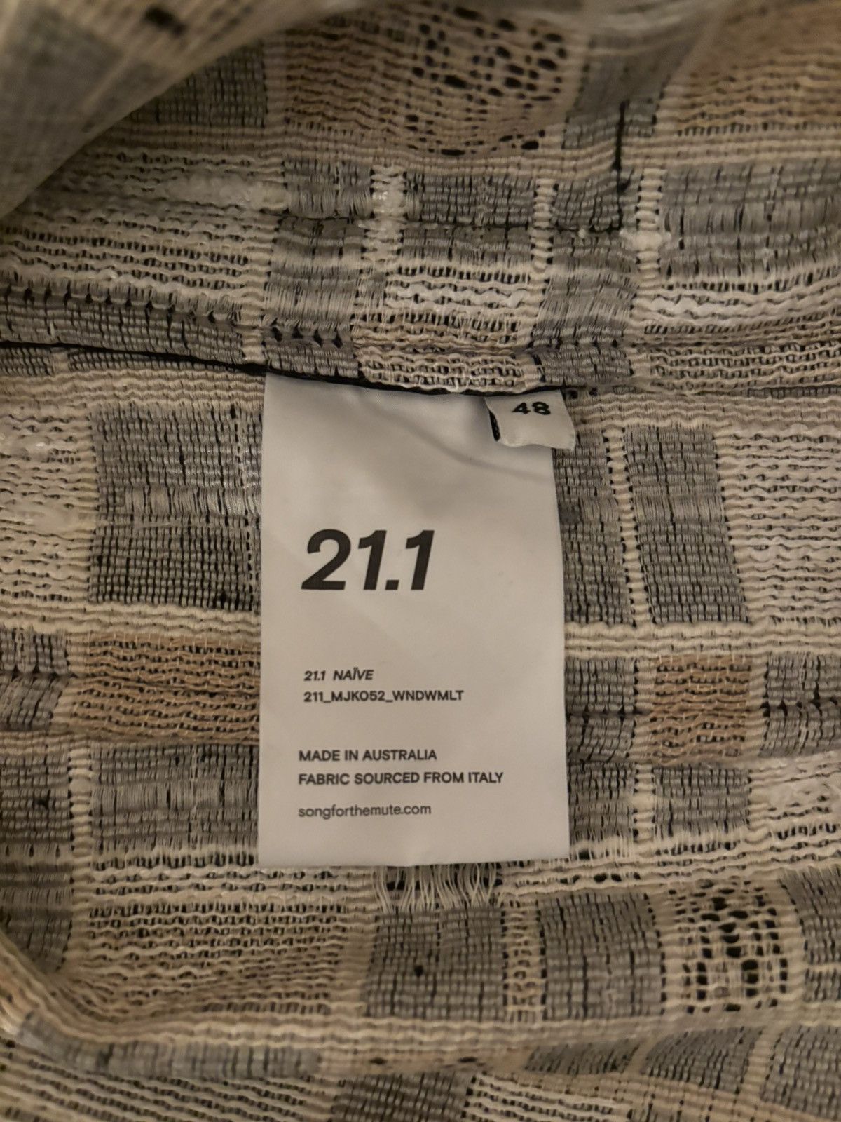 Song For The Mute 21.1 Naive, Worker Jacket Size US M / EU 48-50 / 2 - 6 Thumbnail