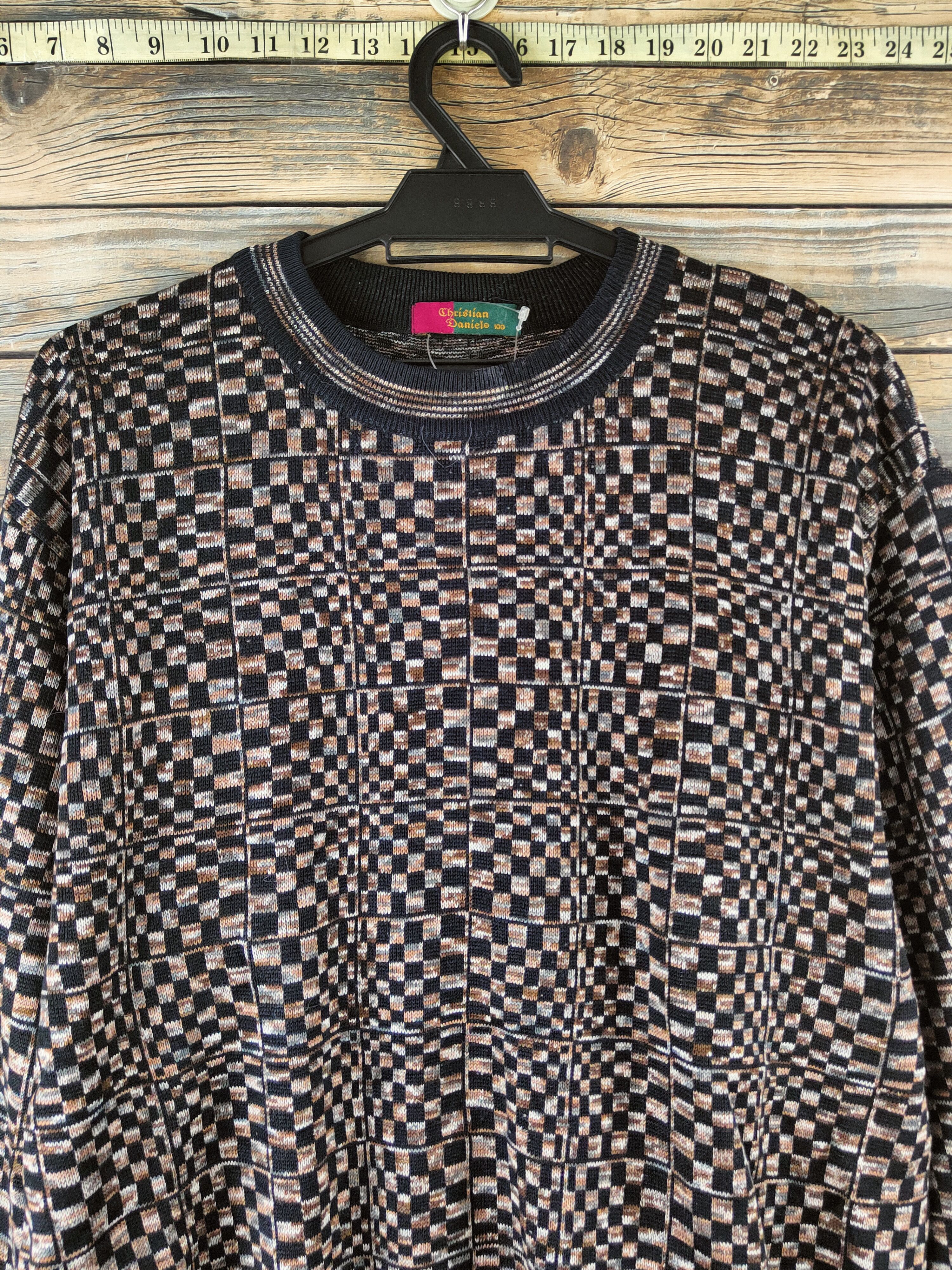 Christian Daniel DL Christian Daniel Black Brown Knitwear Sweatshirts #46-577 Size US L / EU 52-54 / 3 - 2 Thumbnail
