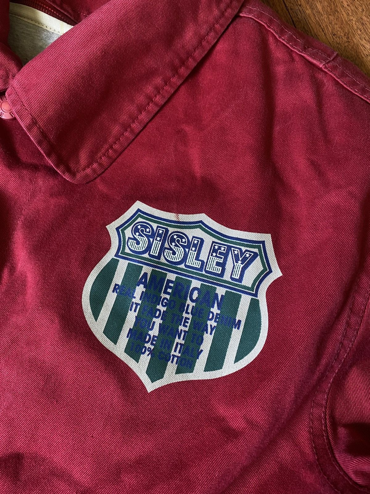 Sisley 1970s Vintage Sisley Varsity Jacket Size US L / EU 52-54 / 3 - 6 Thumbnail