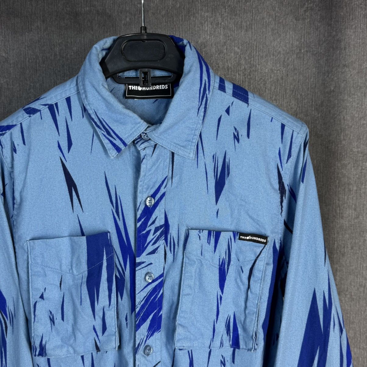 The Hundreds The Hundreds Jags Pattern Flannel Button Up Shirt S Y2K Size US S / EU 44-46 / 1 - 3 Thumbnail