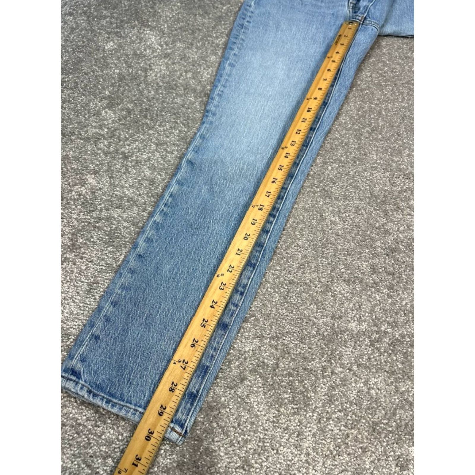 Madewell VINTAGE Madewell Skinny Jeans Womens Tall 24 Blue Denim 90s City Classic Size 42" / US 20 - 3 Thumbnail