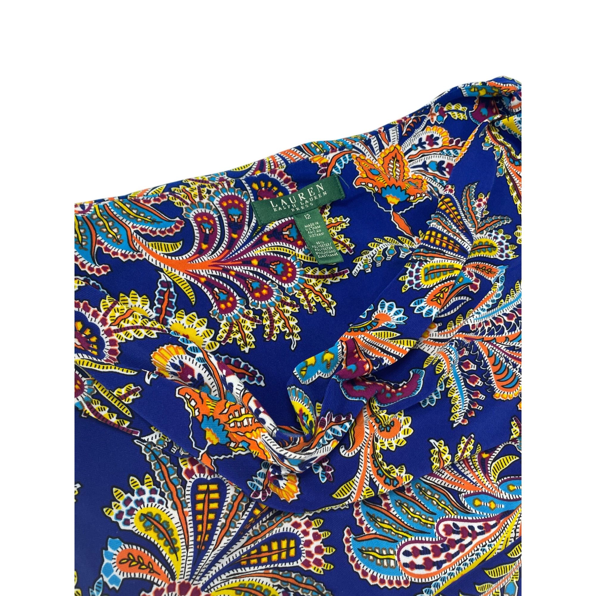 Ralph Lauren Lauren Ralph Lauren womans sleeveless blue paisley slip on d Size XL / US 12-14 / IT 48-50 - 6 Thumbnail