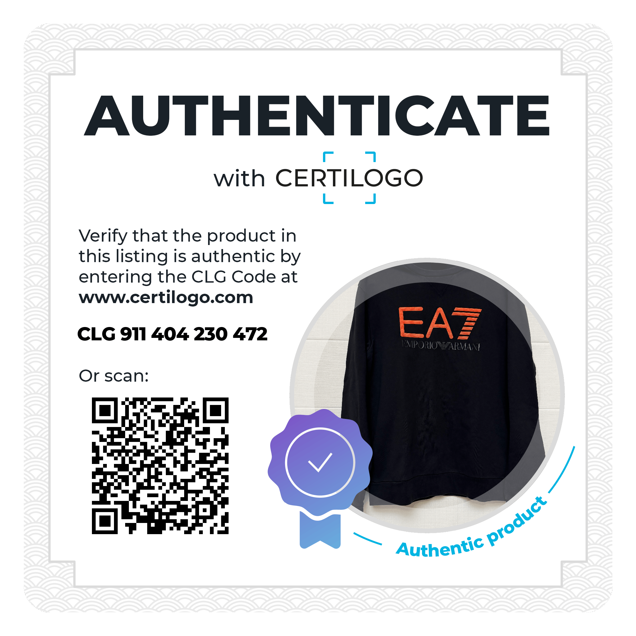 Emporio Armani EA7 Emporio Armani Crewneck Sweatshirt Size US L / EU 52-54 / 3 - 5 Thumbnail
