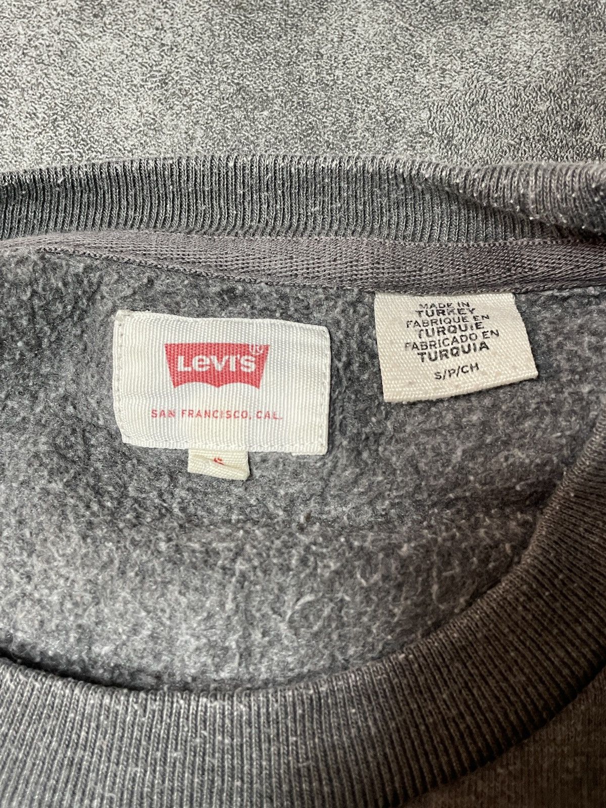 Levi's 🔥Offers🔥Levis Sweatshirt Big Logo Spellout Size US S / EU 44-46 / 1 - 3 Thumbnail