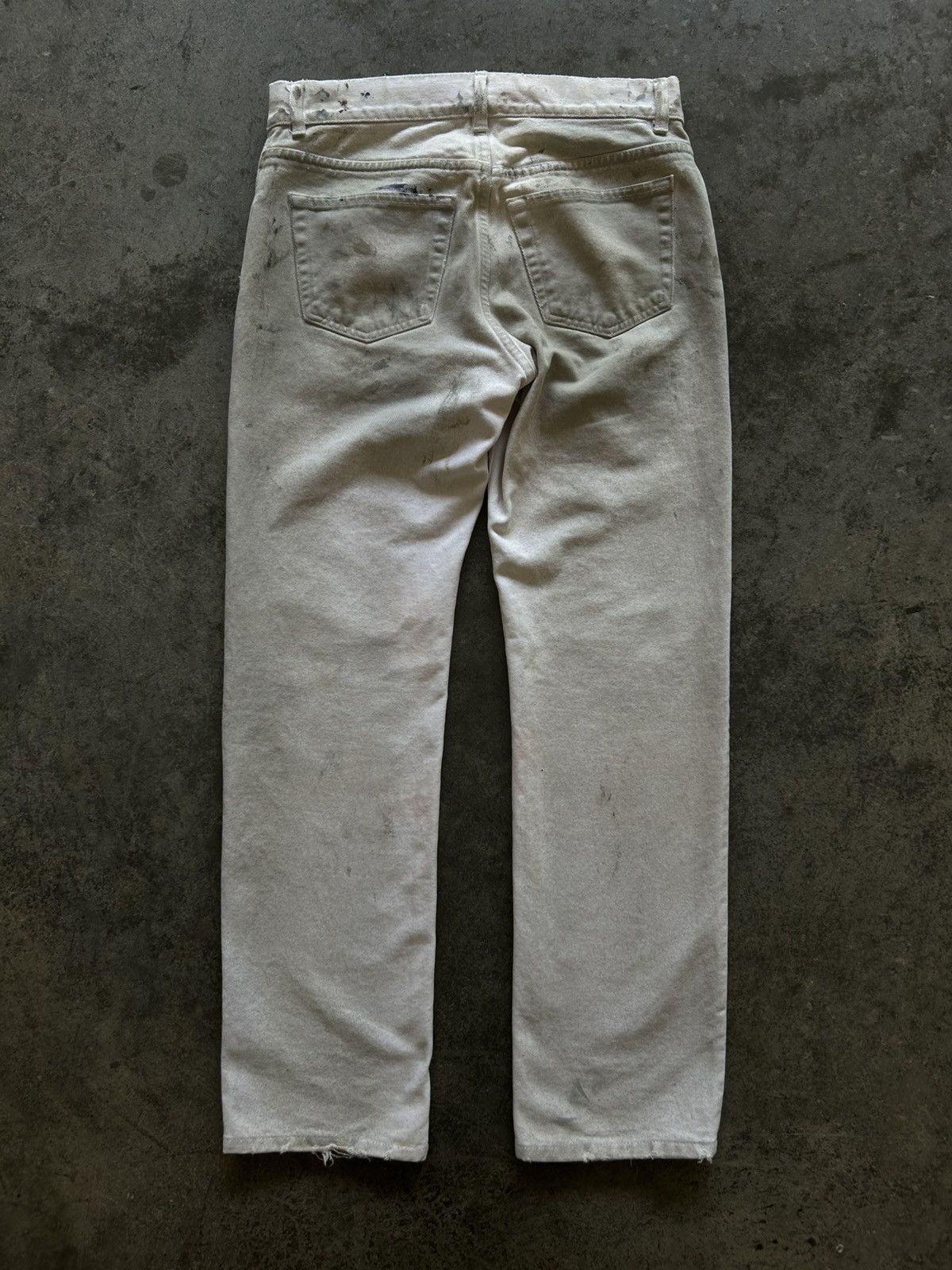 Helmut Lang SS03 Painter Denim Dirty Distressed Size US 29 - 5 Thumbnail