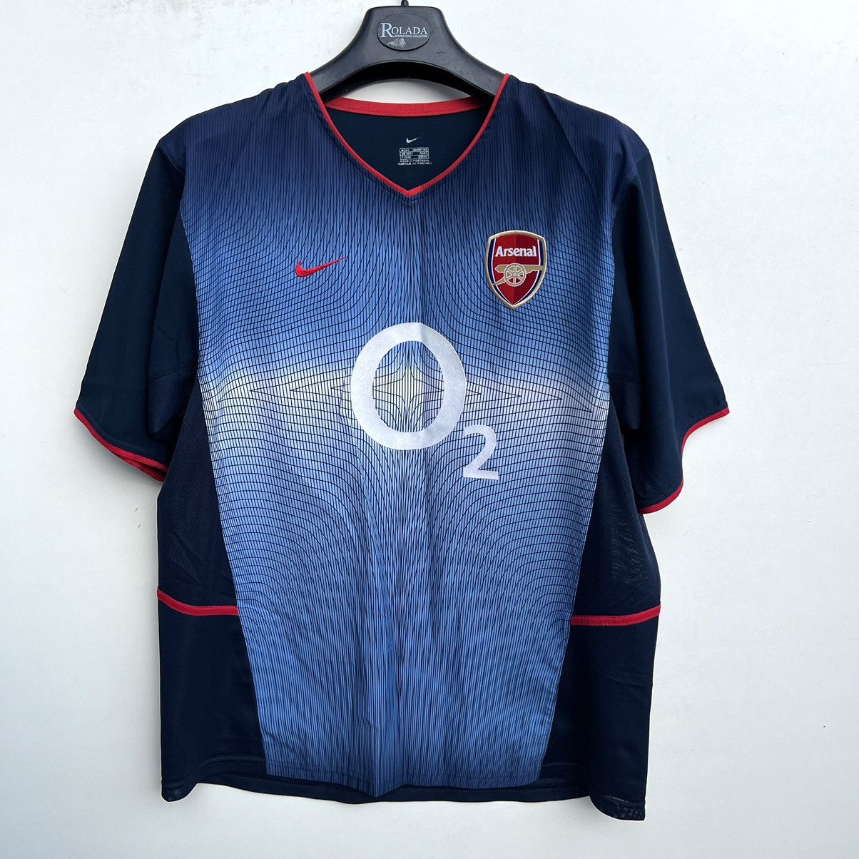 Vintage Nike Arsenal 02 soccer jersey 2002