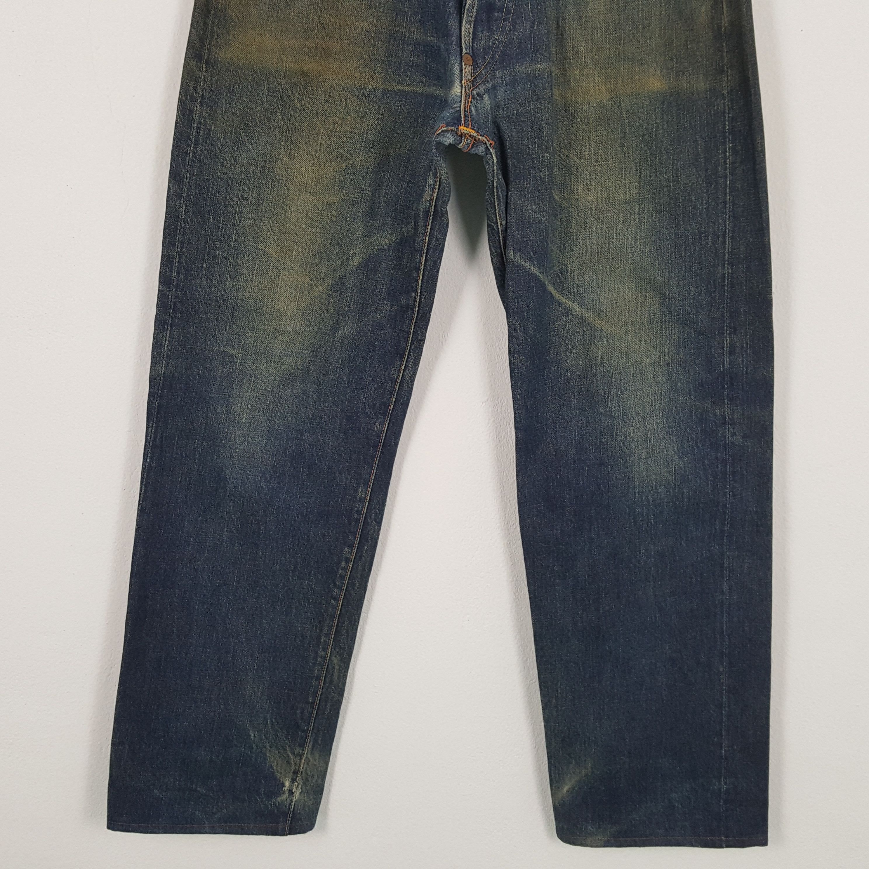 Evisu × Japanese Brand × Vintage EVIS Japanese Brand Streetwear Custom Daicock Style Jeans Size US 29 - 6 Thumbnail