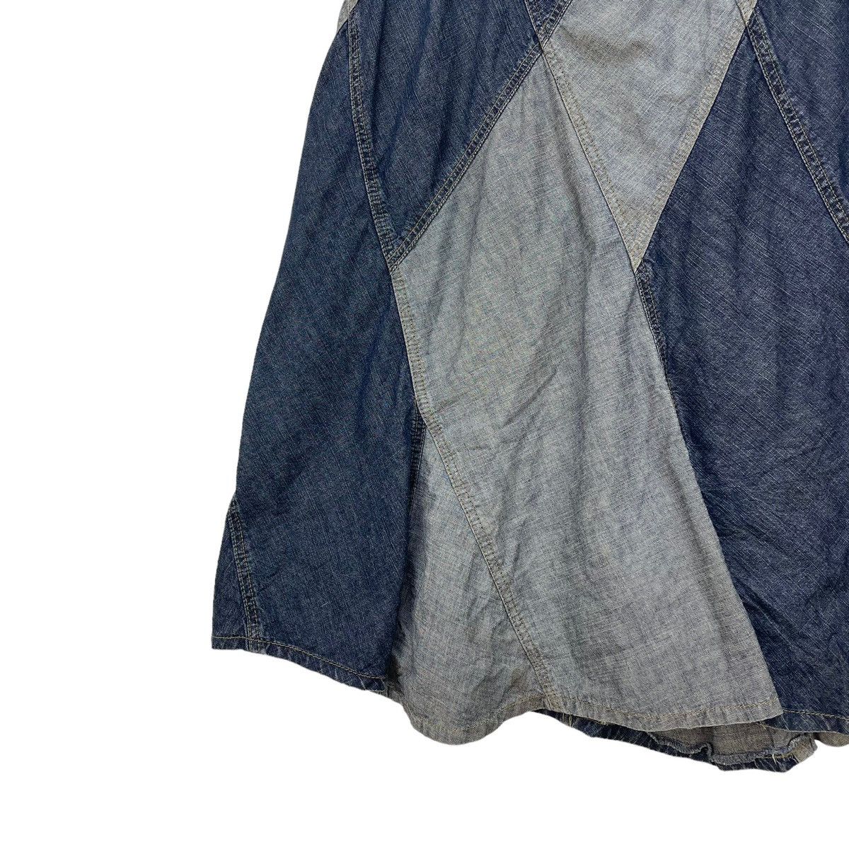 Japanese Brand × Other Patchwork Denim Skirt Size 30" / US 8 / IT 44 - 5 Thumbnail