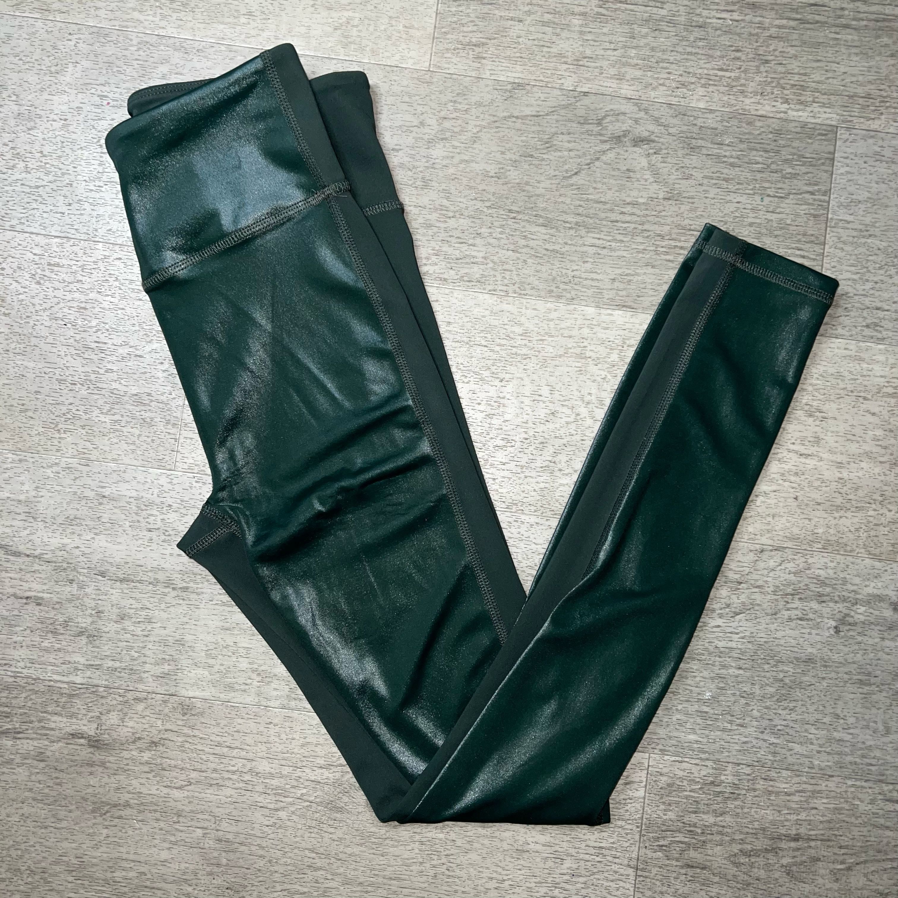 Preach Peach Nina 2.0 Forest Compression Leggings Gloss Front, Matt Size 30" / US 8 / IT 44 - 2 Thumbnail