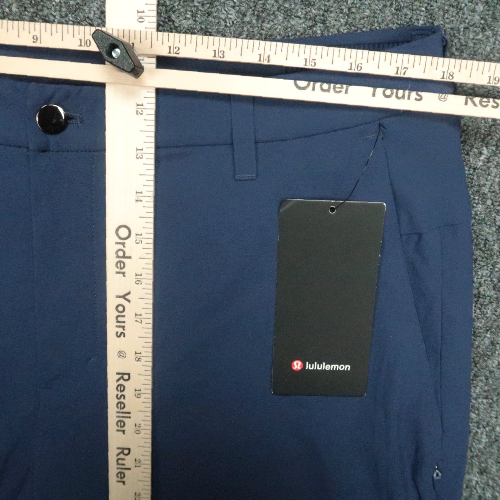 Lululemon Lululemon Pants Men 36x27 Blue Classic Tapered Chino 5-Pocket Design NWT Straight Front Casual, Travel, Business Mens Size US 36 / EU 52 - 7 Thumbnail