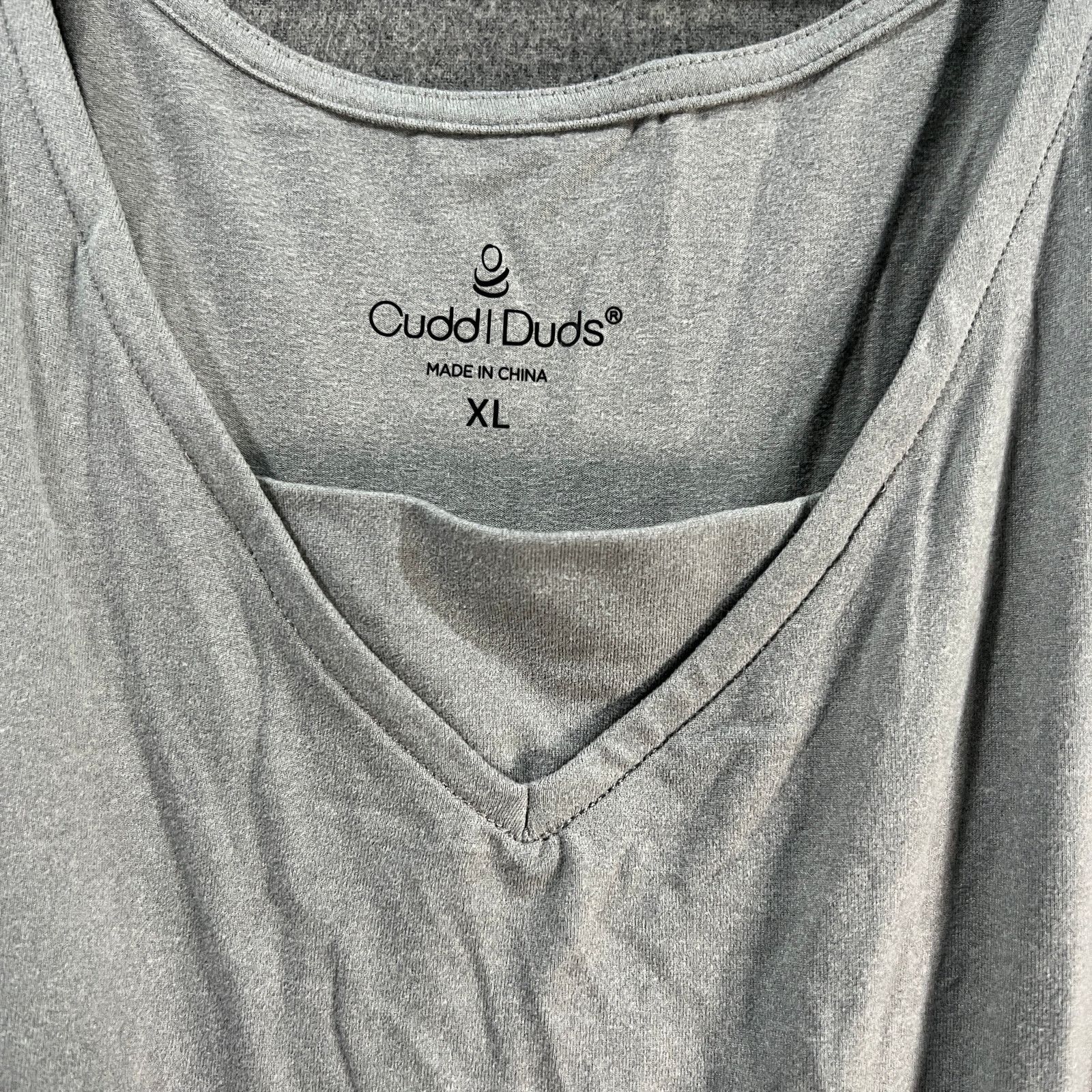Other Cuddl Duds Flexwear Romper Tank Dress Lt Grey Size XL / US 12-14 / IT 48-50 - 8 Thumbnail