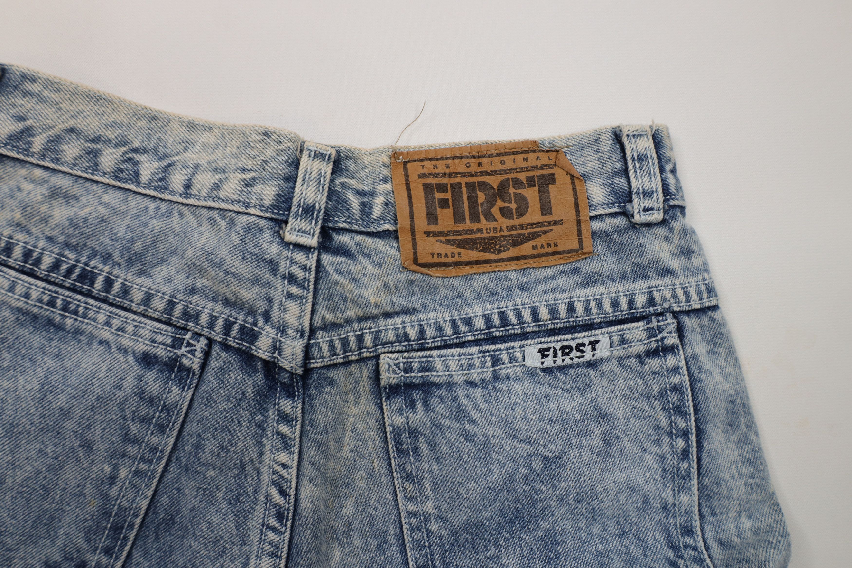 Vintage Vintage 80s 90s Streetwear Acid Wash Tapered Leg Jeans USA Size 28" / US 6 / IT 42 - 10 Thumbnail