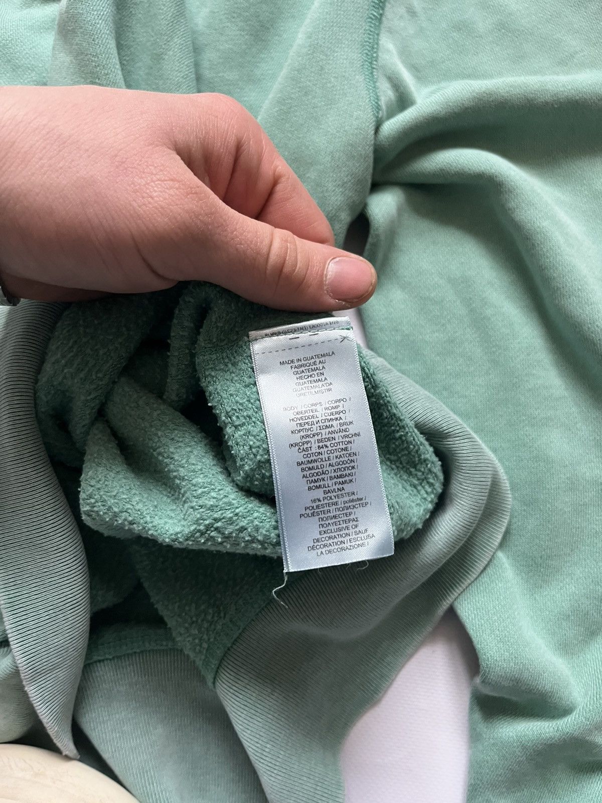Polo Ralph Lauren Polo Ralph Lauren Denim Hoodie Mint Green Small Logo Size US M / EU 48-50 / 2 - 5 Thumbnail