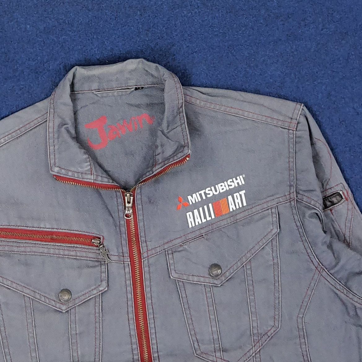 Japanese Brand Vintage Mitsubishi Ralliart Motorsports Racing Jacket C245N4 Size US M / EU 48-50 / 2 - 3 Thumbnail