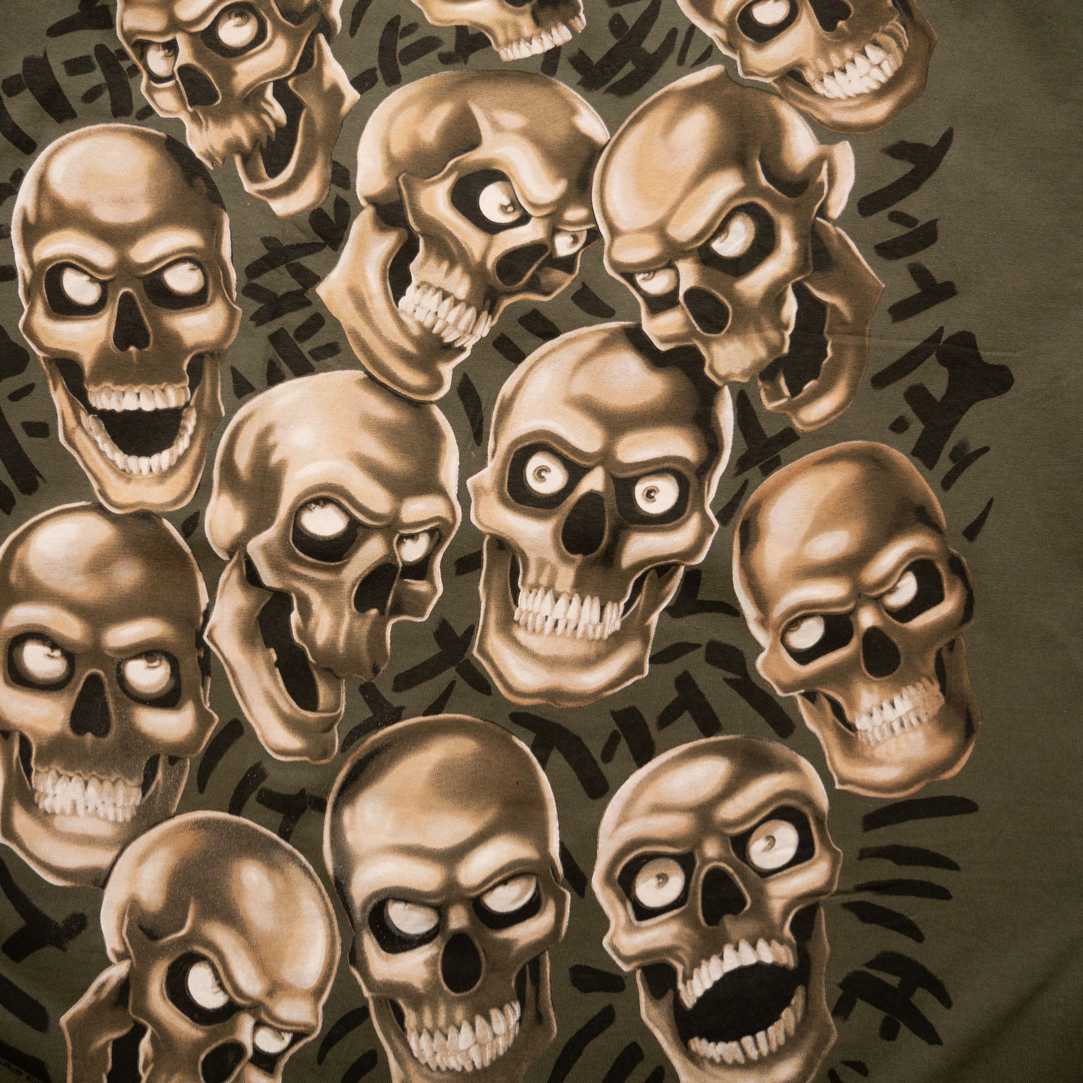Liquid Blue × Vintage Vintage Liquid Blue Skull Pile XXL T-Shirt NWT Size US XXL / EU 58 / 5 - 3 Thumbnail