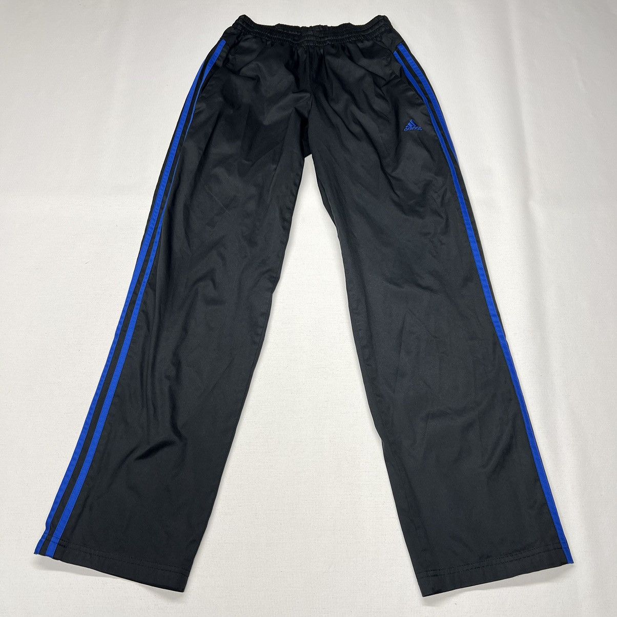 Adidas Adidas Track Pants Black Straight Blue Stripe Climalite Y2K Size US 30 / EU 46 - 1 Thumbnail