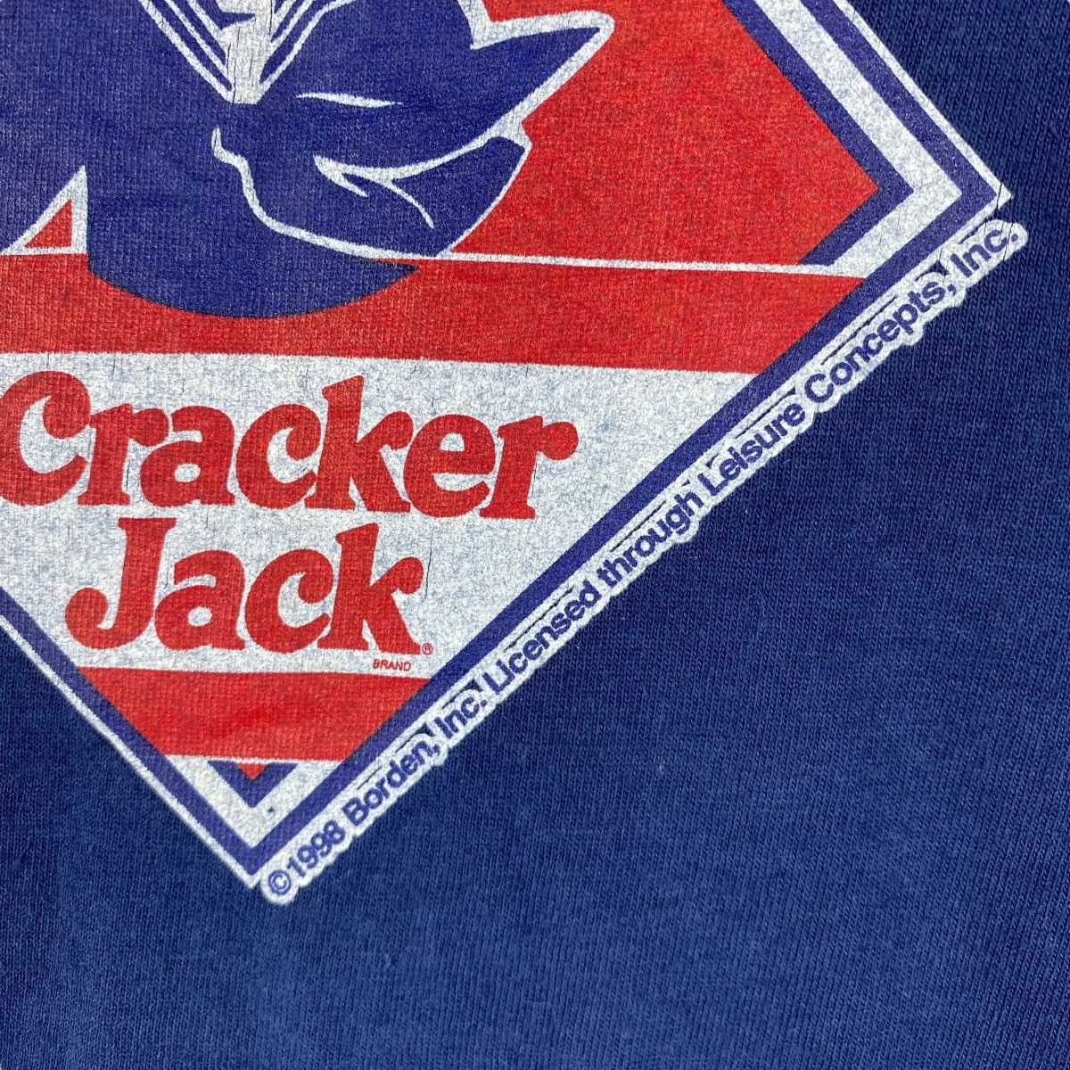 Vintage Vintage 90's CRACKER JACK Brand Snack Food Graphic Tee Shirt Size US L / EU 52-54 / 3 - 3 Thumbnail