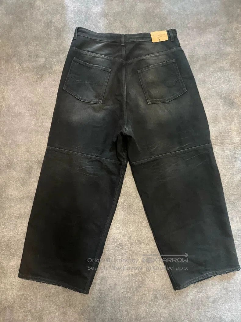 Balenciaga Balenciaga Black Waxed Wide. Size US 26 / EU 42 - 2 Thumbnail