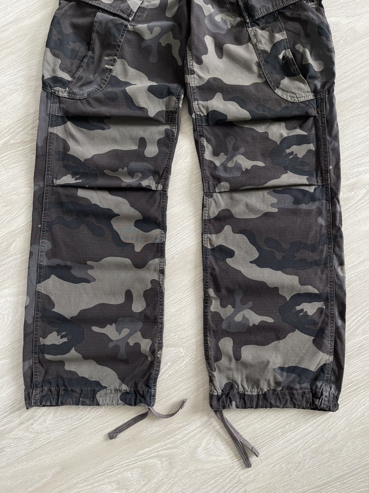 G-Star G Star Raw Military Camo Baggy Distressed Cargo Pants Size US 30 / EU 46 - 3 Thumbnail