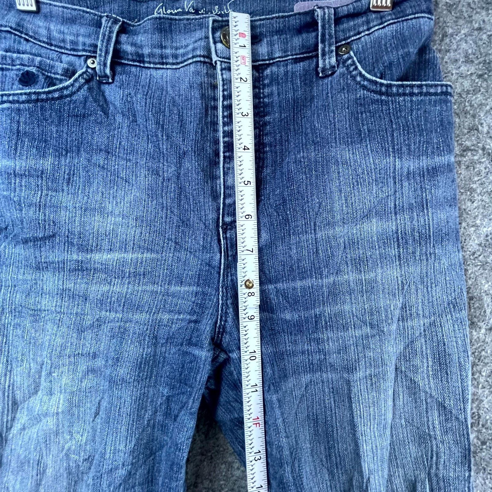Gloria Vanderbilt Gloria Vanderbilt Amanda Straight Jeans Womens 6P Y2K Blue Size 28" / US 6 / IT 42 - 8 Thumbnail