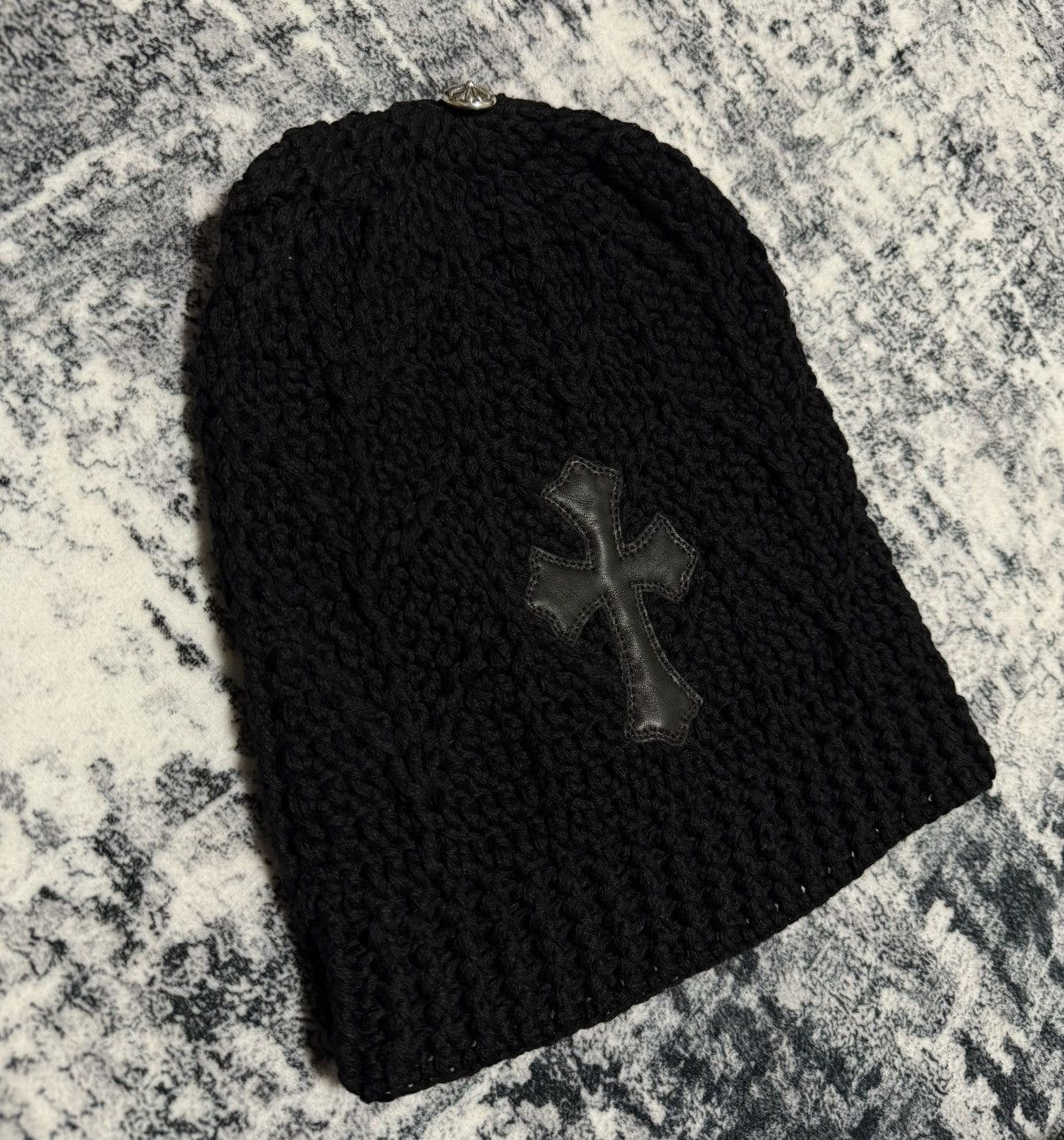 Chrome Hearts Chrome Hearts Cross Patch Beanie Size ONE SIZE - 2 Thumbnail