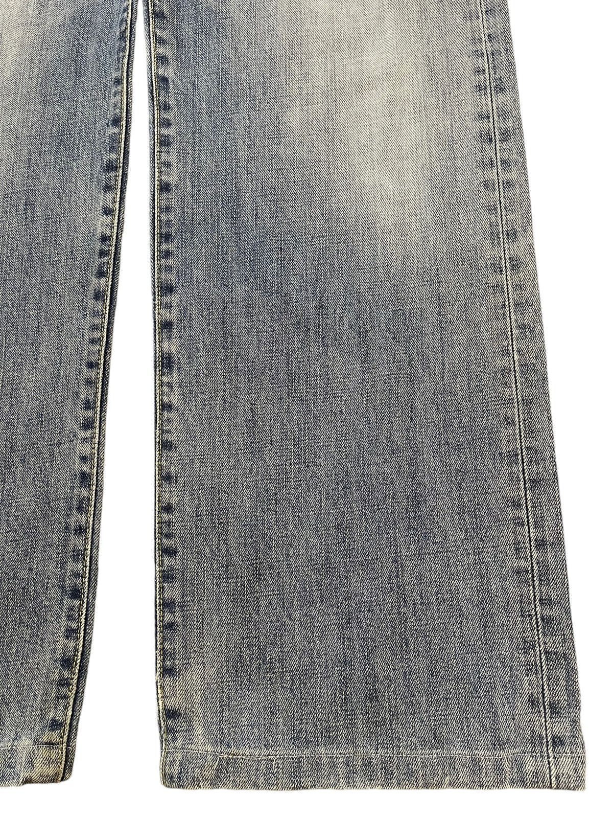 Uniqlo Vintage Y2K Japanese Uniqlo Blue Faded Wash Wide Leg Baggy Size US 36 / EU 52 - 8 Thumbnail