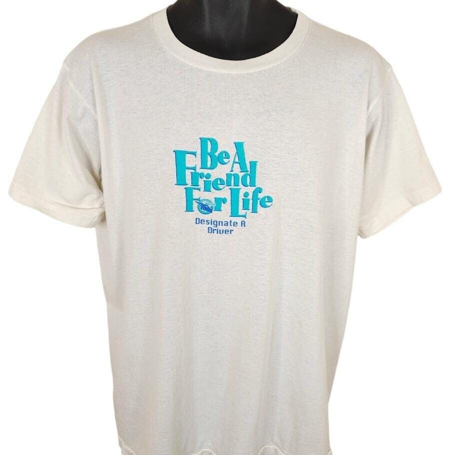 Vintage Vintage Designated Driver T Shirt Mens Size XL White 80s Size US XL / EU 56 / 4 - 1 Thumbnail