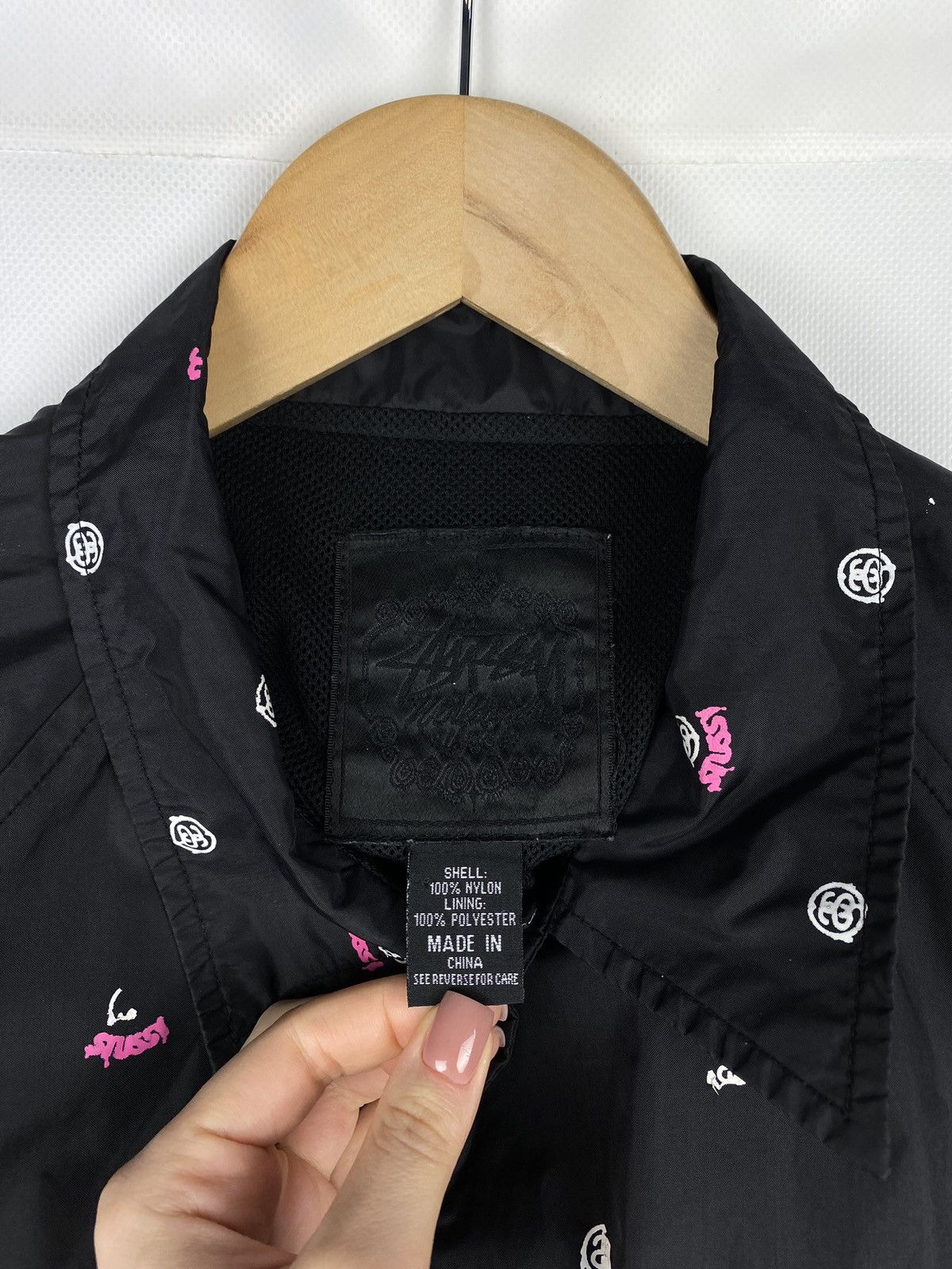 Stussy Stussy vintage multilogo coach jacket Size US L / EU 52-54 / 3 - 12 Thumbnail