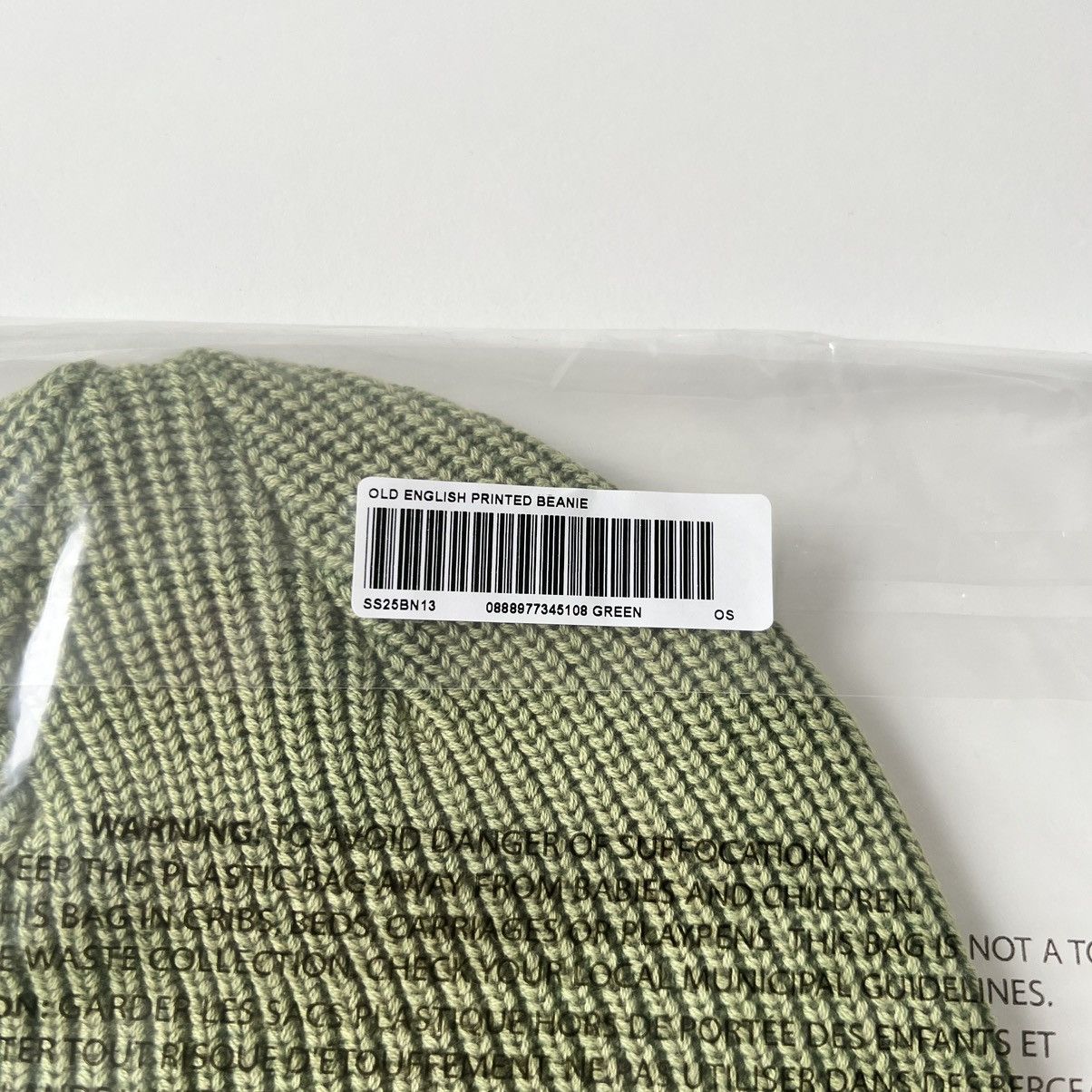 Supreme Supreme Old English Beanie skullie hat green | Grailed
