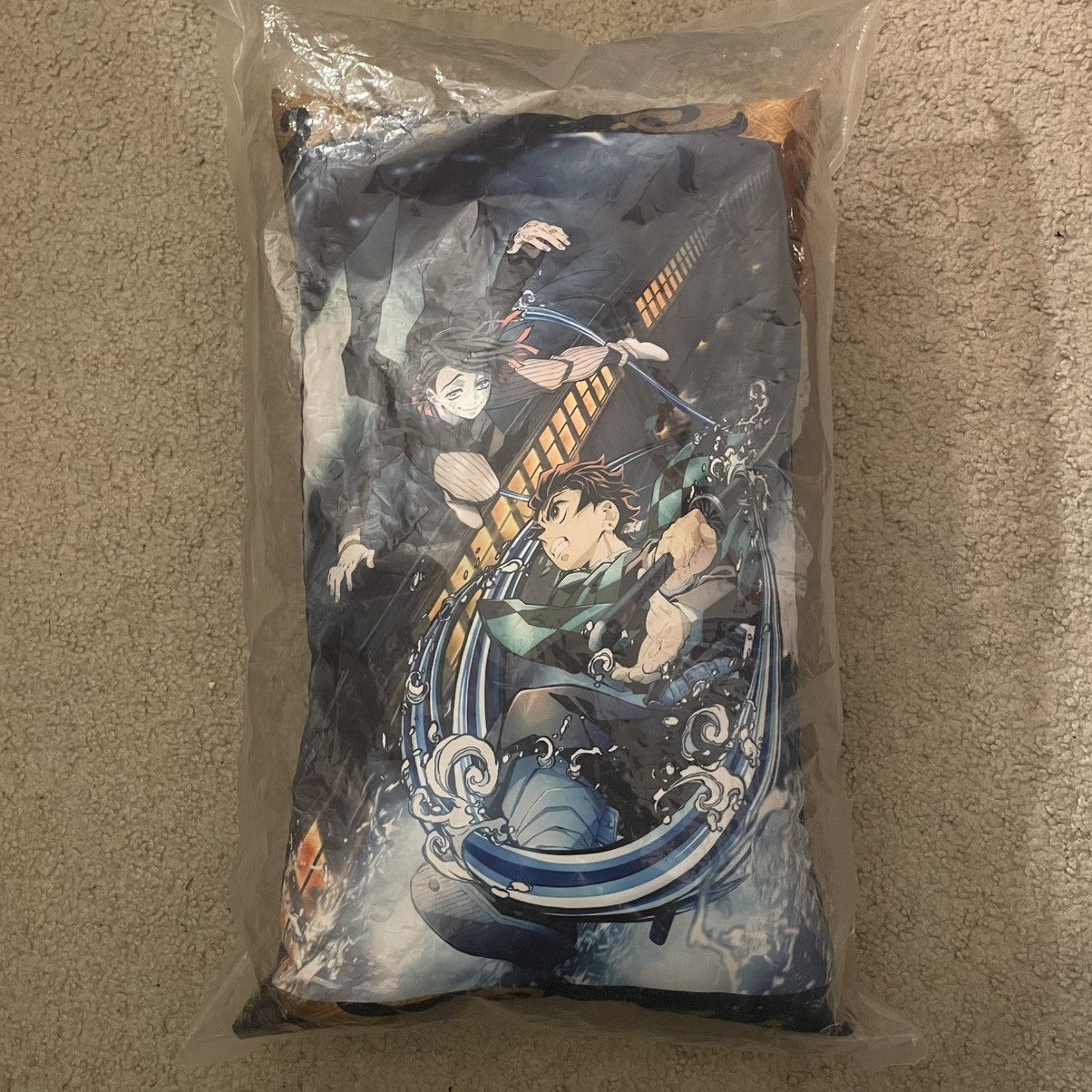 Japanese Brand Demon Slayer Mugen Train Tanjiro Anime Movie Pillow Size ONE SIZE - 1 Thumbnail