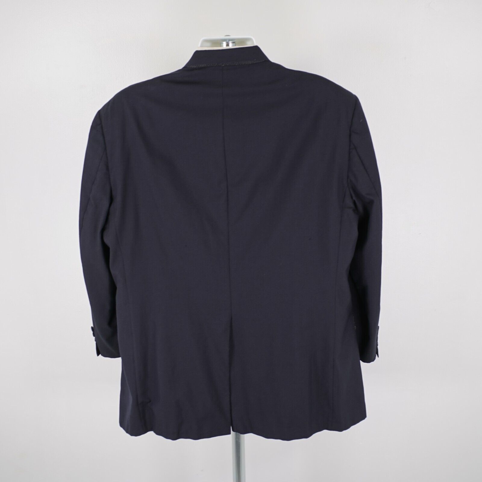 Hart Schaffner Marx Hart Schaffner Marx Micron 2000 Wool Blue 2 Button Suit Jack Size 48L - 7 Thumbnail